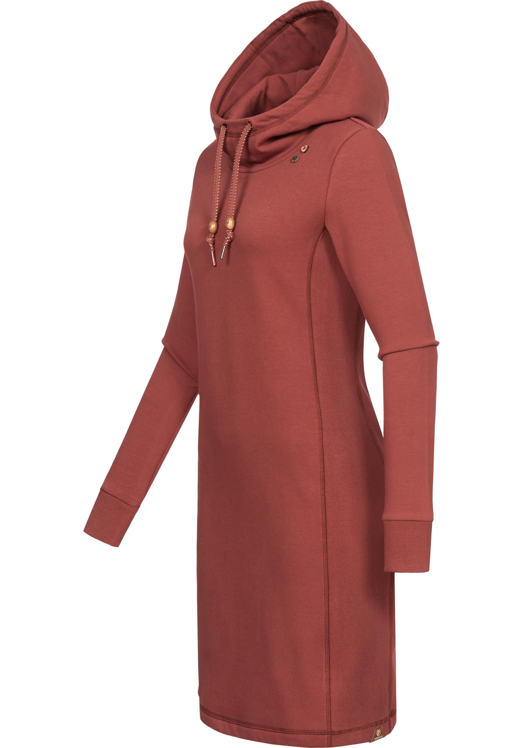 »Sabreen«, mit Langärmliges Baumwoll online Kapuze Sweatkleid Ragwear Kleid