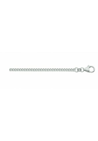 Silberkette »925 Silber Flach Panzer Halskette Ø 1,6 mm«, Silberschmuck für Damen