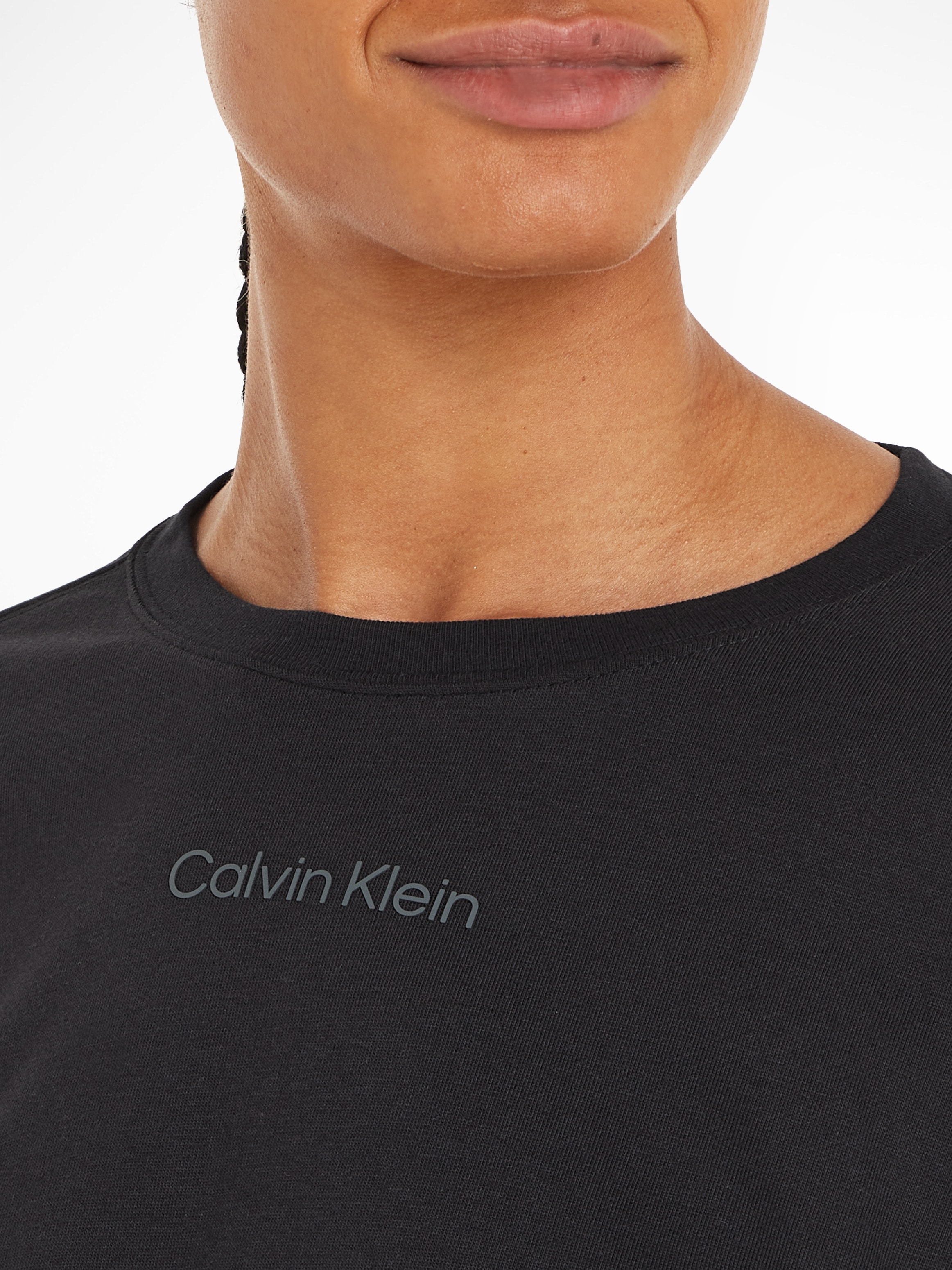 Calvin Klein Sport Langarmshirt »PW - LS Top (Cropped)«, mit  Rundhalsausschnitt online kaufen | I'm walking