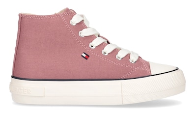 Tommy Hilfiger Sneaker »HIGH TOP LACE-UP SNEAKER ANTIQUE ROSE«, mit Logostickerei kaufen