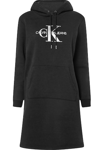 Calvin Klein Jeans Sweatkleid »GLOSSY MONOGRAM HOODIE DRESS«, mit glänzendem Calvin... kaufen
