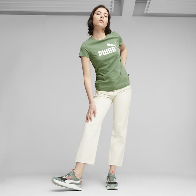 PUMA T-Shirt »Essentials+ Metallic Logo T-Shirt Damen« bestellen | I\'m  walking
