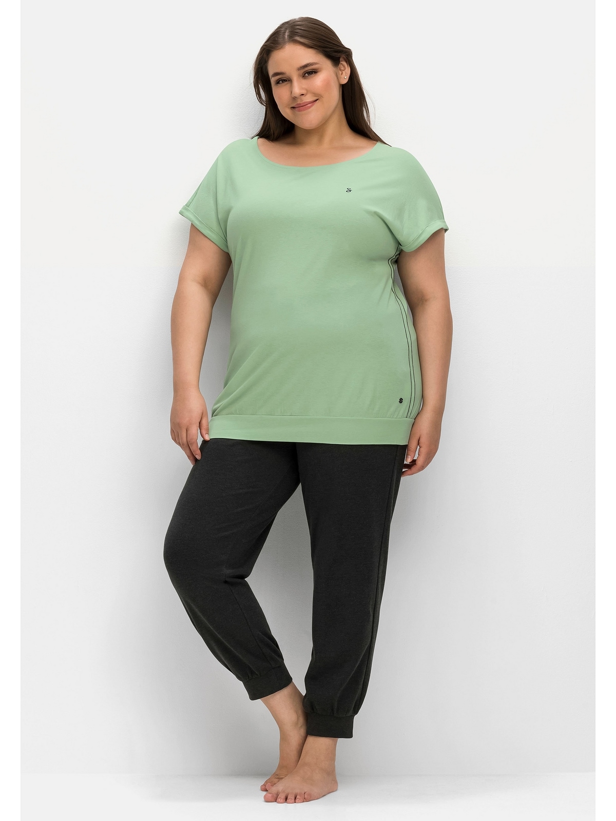 Sheego T-Shirt »Große Größen«, shoppen Baumwoll-Modal-Mix aus