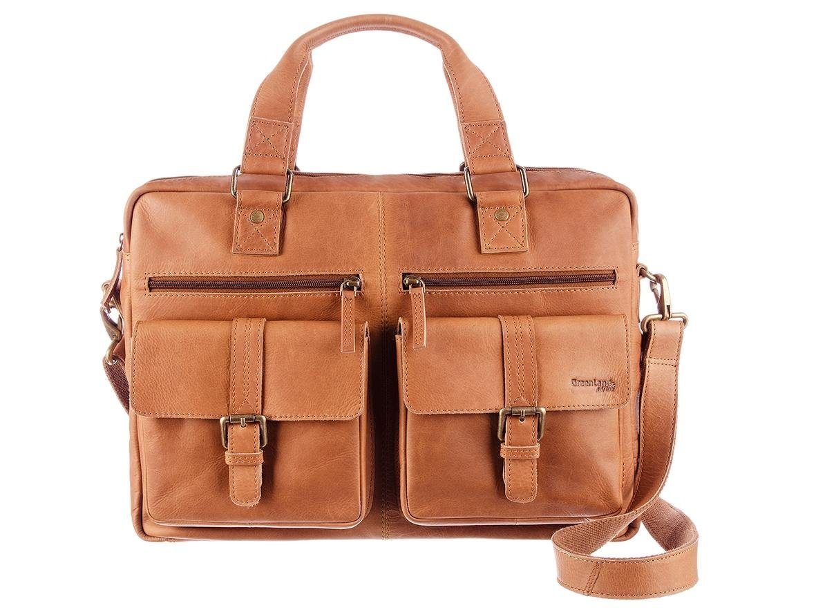 GreenLand Nature Messenger Bag, mit praktischem Reißverschluss-Rückfach kaufen