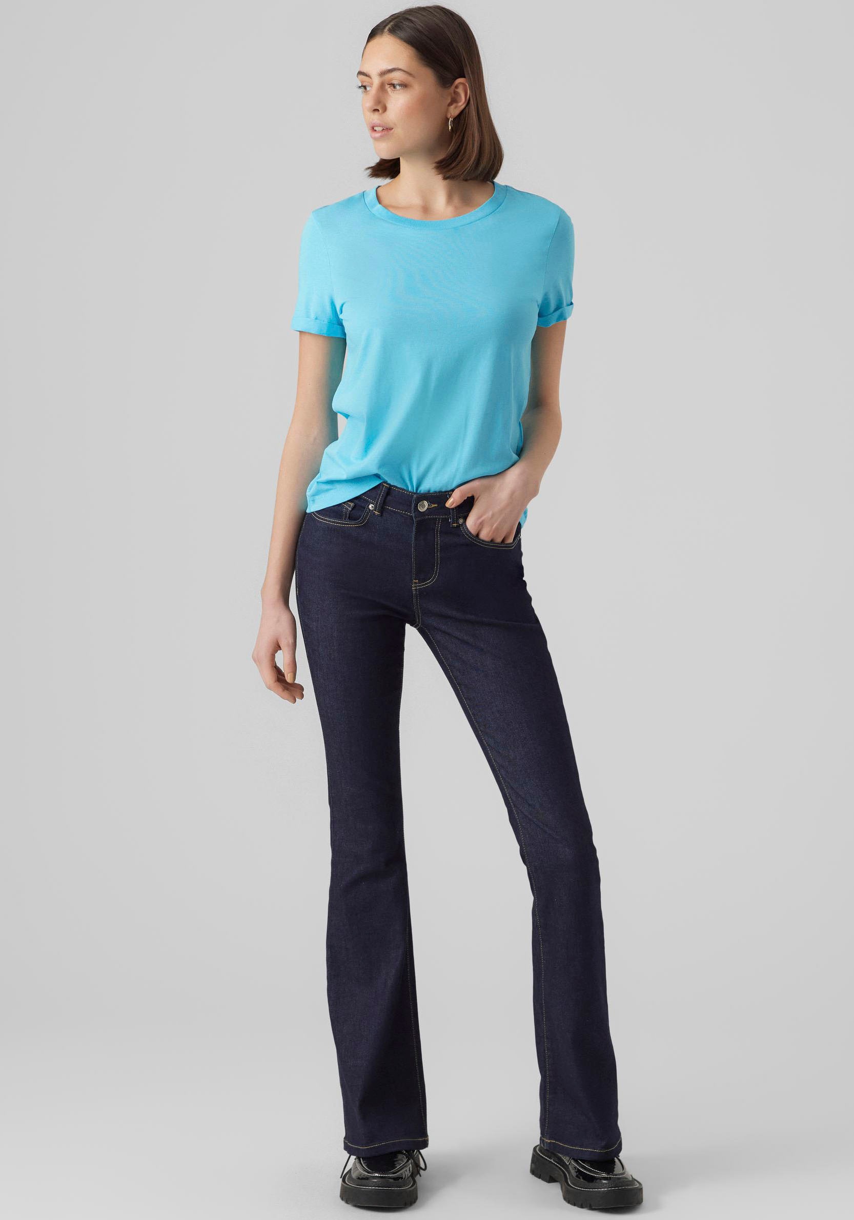 Vero Moda Kurzarmshirt »VMPAULA S/S T-SHIRT NOOS« kaufen