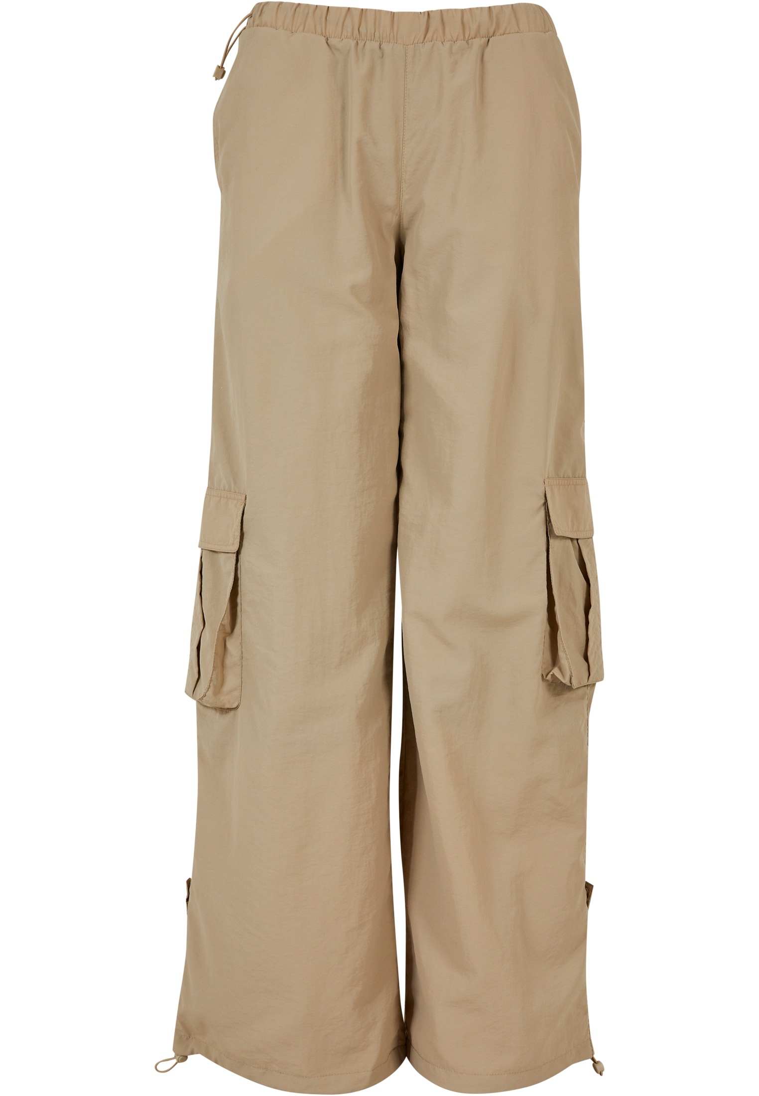 online tlg.) CLASSICS (1 Ladies »Damen Cargo Crinkle Wide URBAN Stoffhose Pants«, Nylon