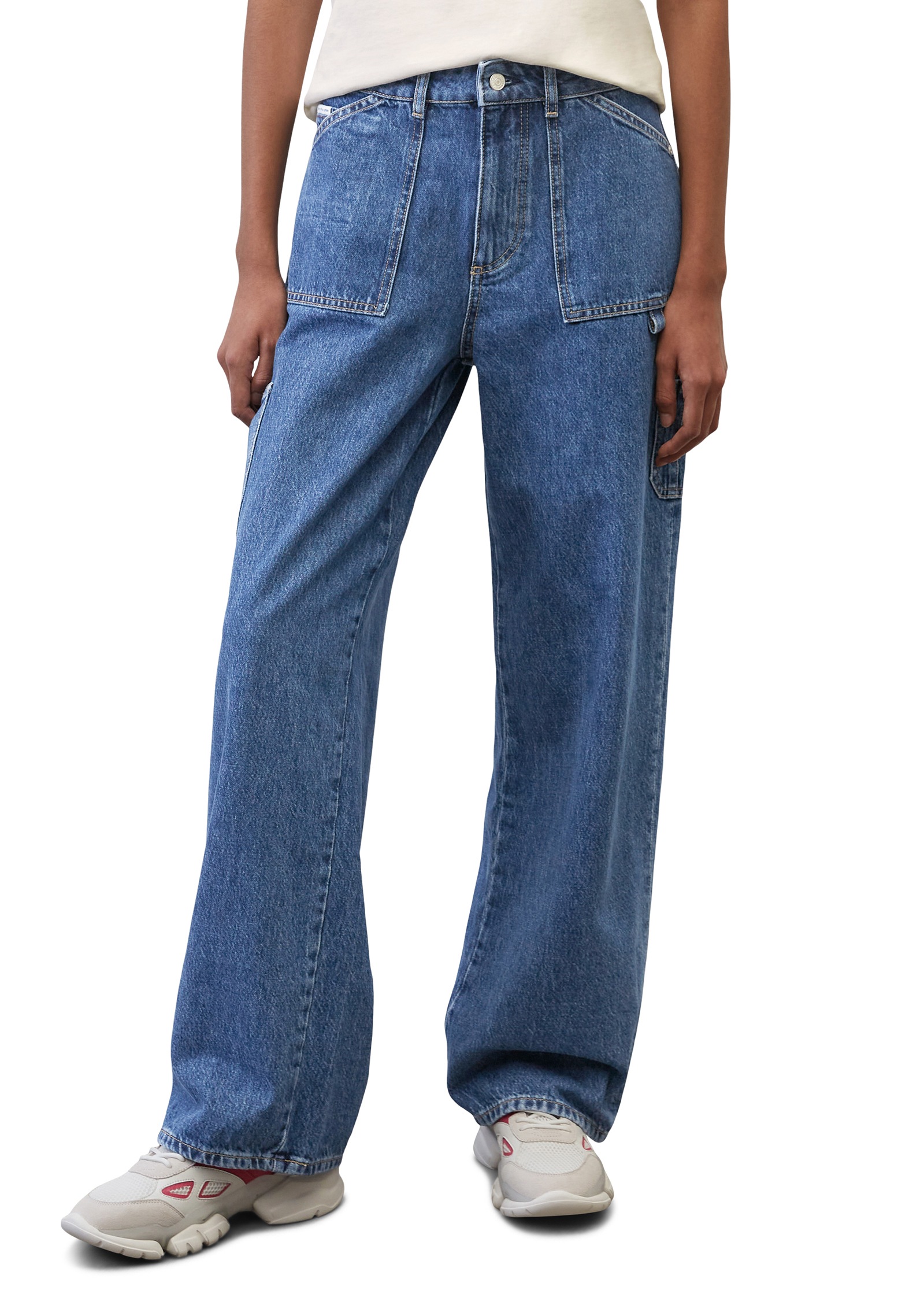 marc o'polo denim -  Weite Jeans "aus reinem Organic Cotton"