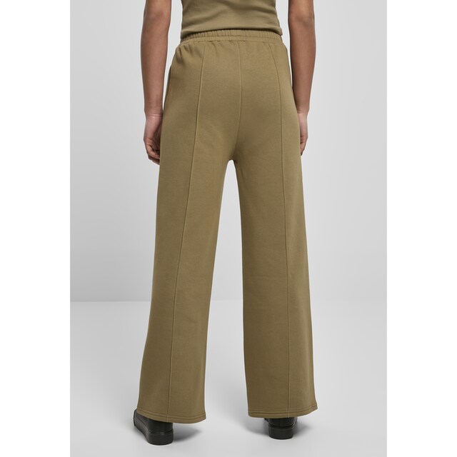 URBAN CLASSICS Stoffhose »Damen Ladies Straight Pin Tuck Sweat Pants«, (1  tlg.) online kaufen | I'm walking