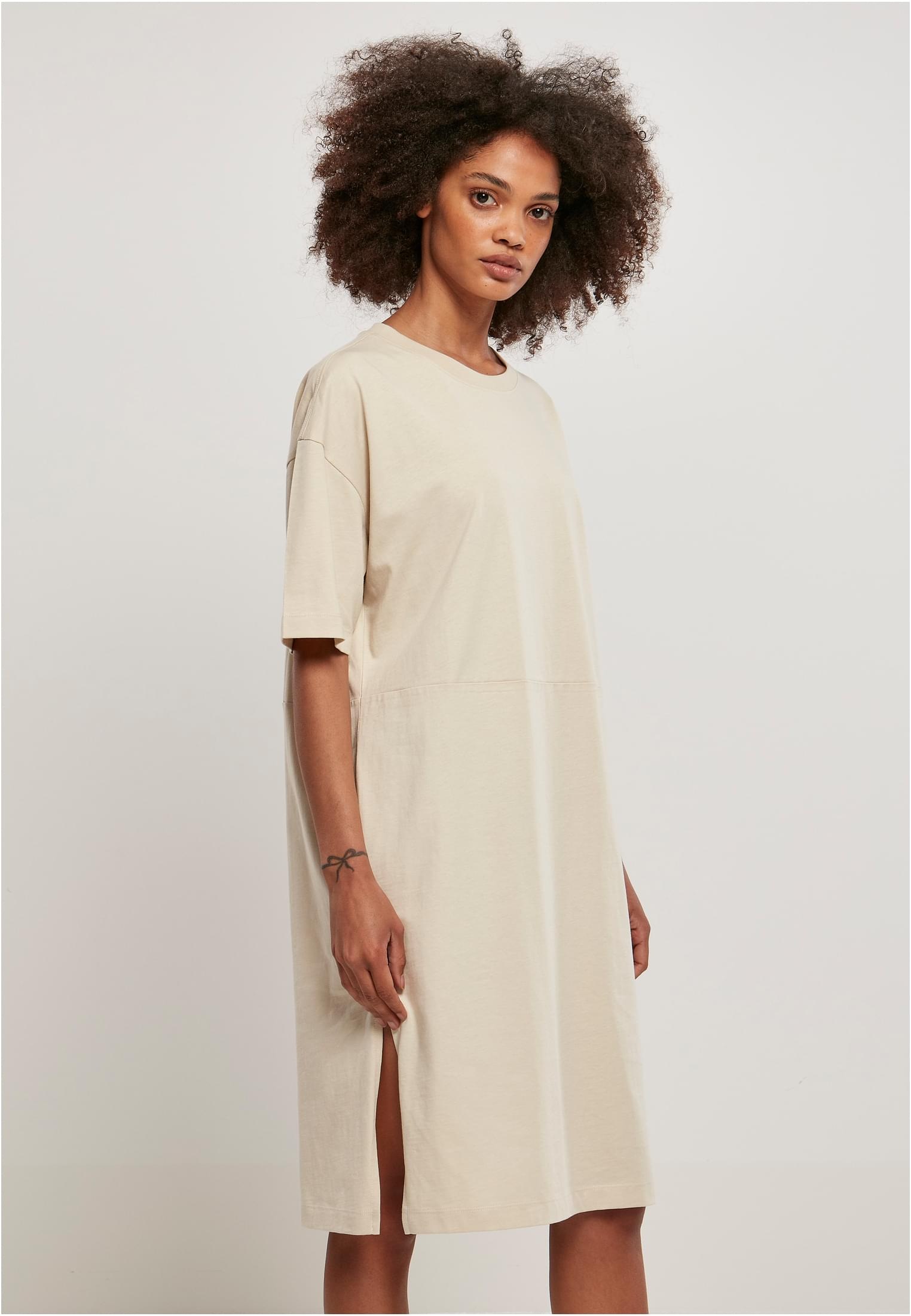 URBAN CLASSICS Jerseykleid »Damen (1 I\'m Dress«, Slit Oversized walking Ladies online Tee Organic tlg.) kaufen 