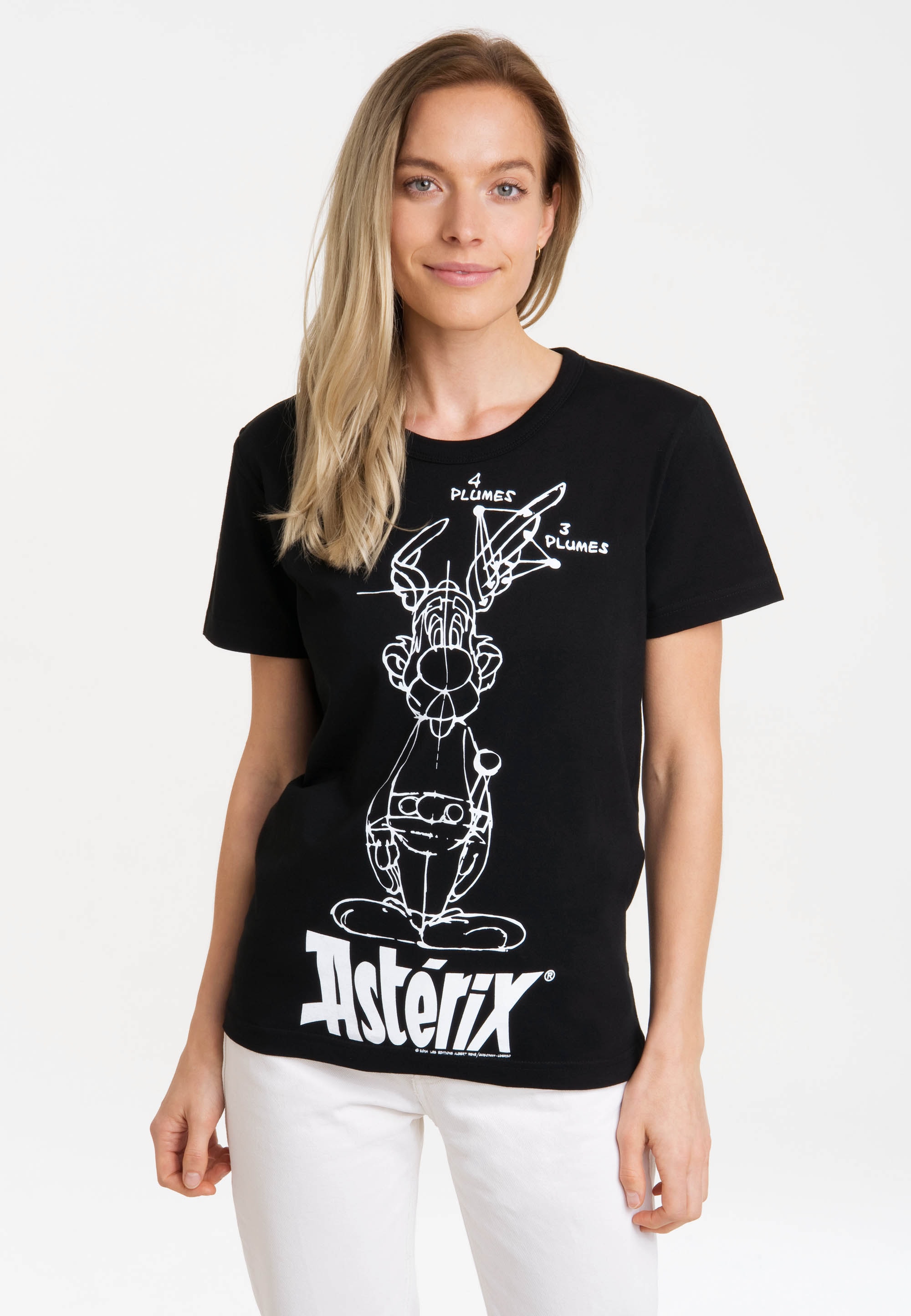 »Asterix Print Asterix online der T-Shirt mit - lizenziertem Skizze«, Gallier LOGOSHIRT