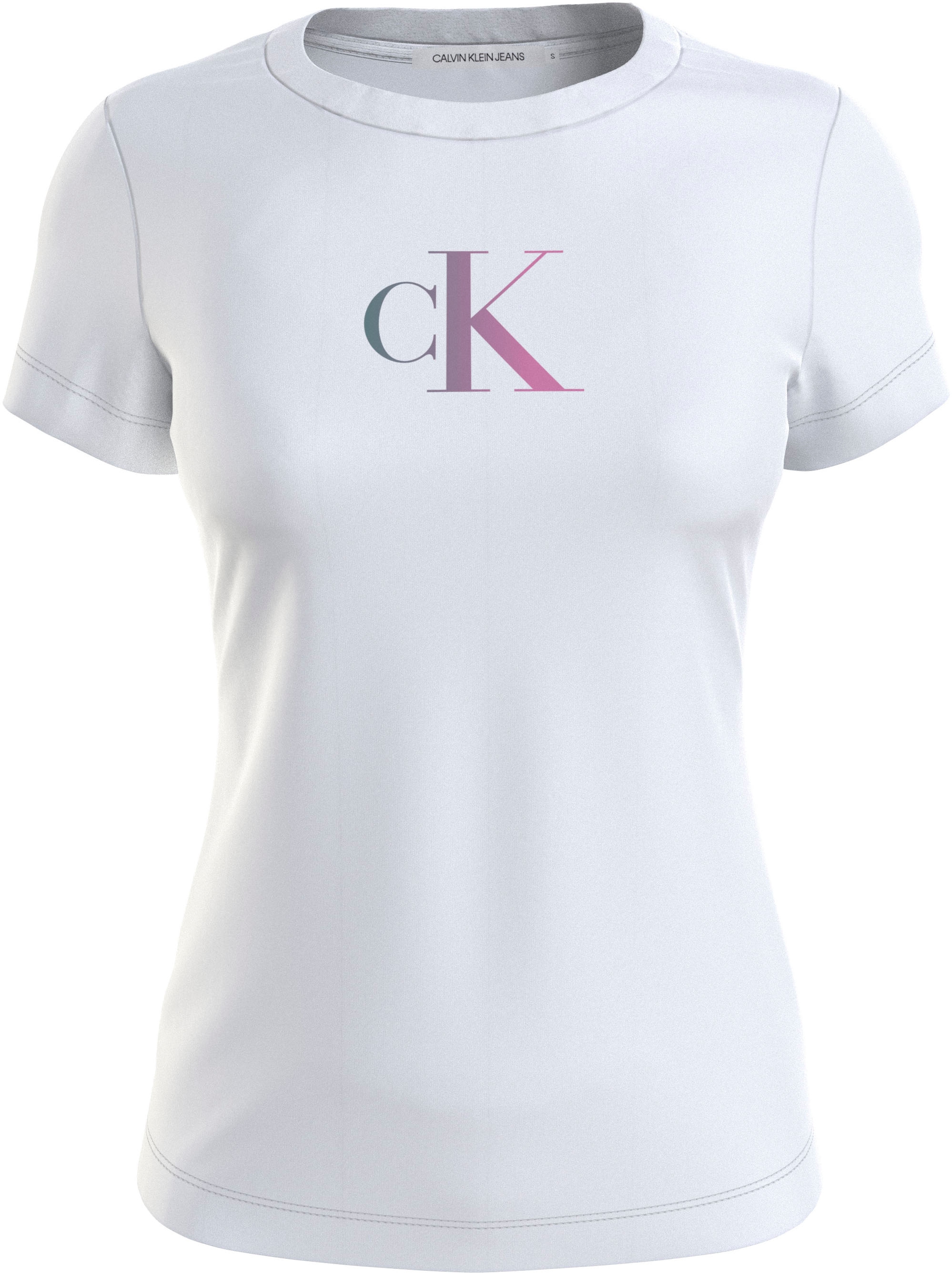 Calvin Klein Jeans T-Shirt, mit Logomarkenlabel shoppen | I\'m walking