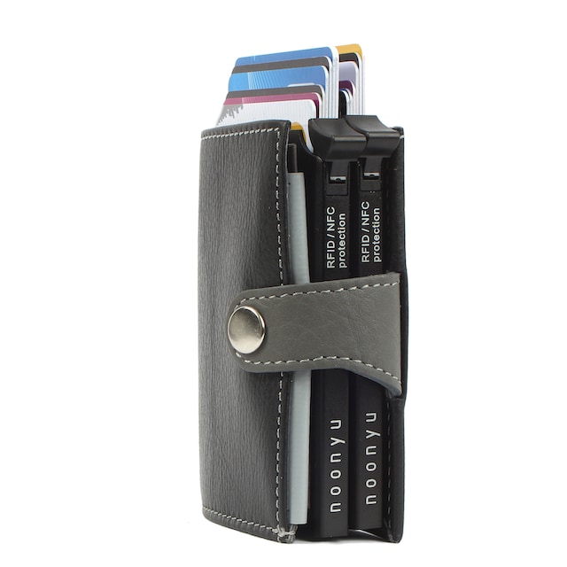 »noonyu Geldbörse leather«, Margelisch Kreditkartenbörse Leder Upcycling double | aus walking Mini kaufen RFID I\'m