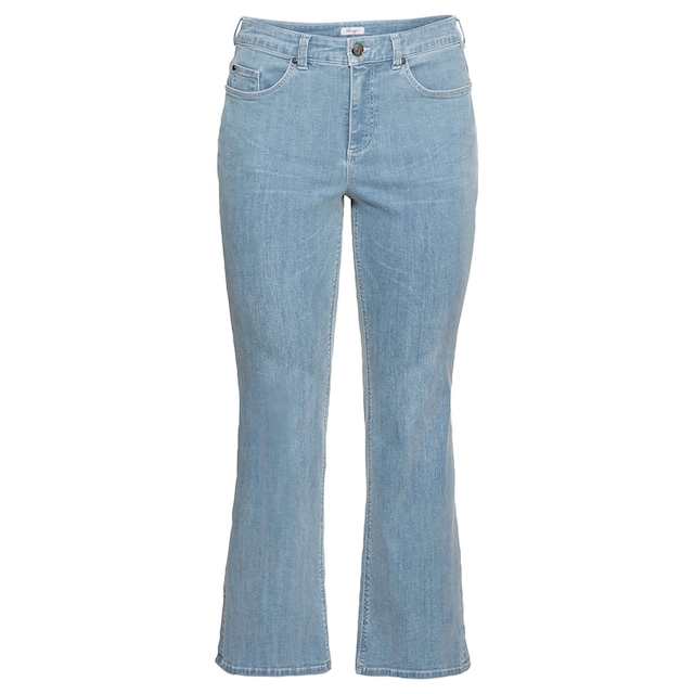 Sheego Bootcut-Jeans »Große Größen«, aus elastischem Denim, mit seitlichen  Schlitzen kaufen | I\'m walking