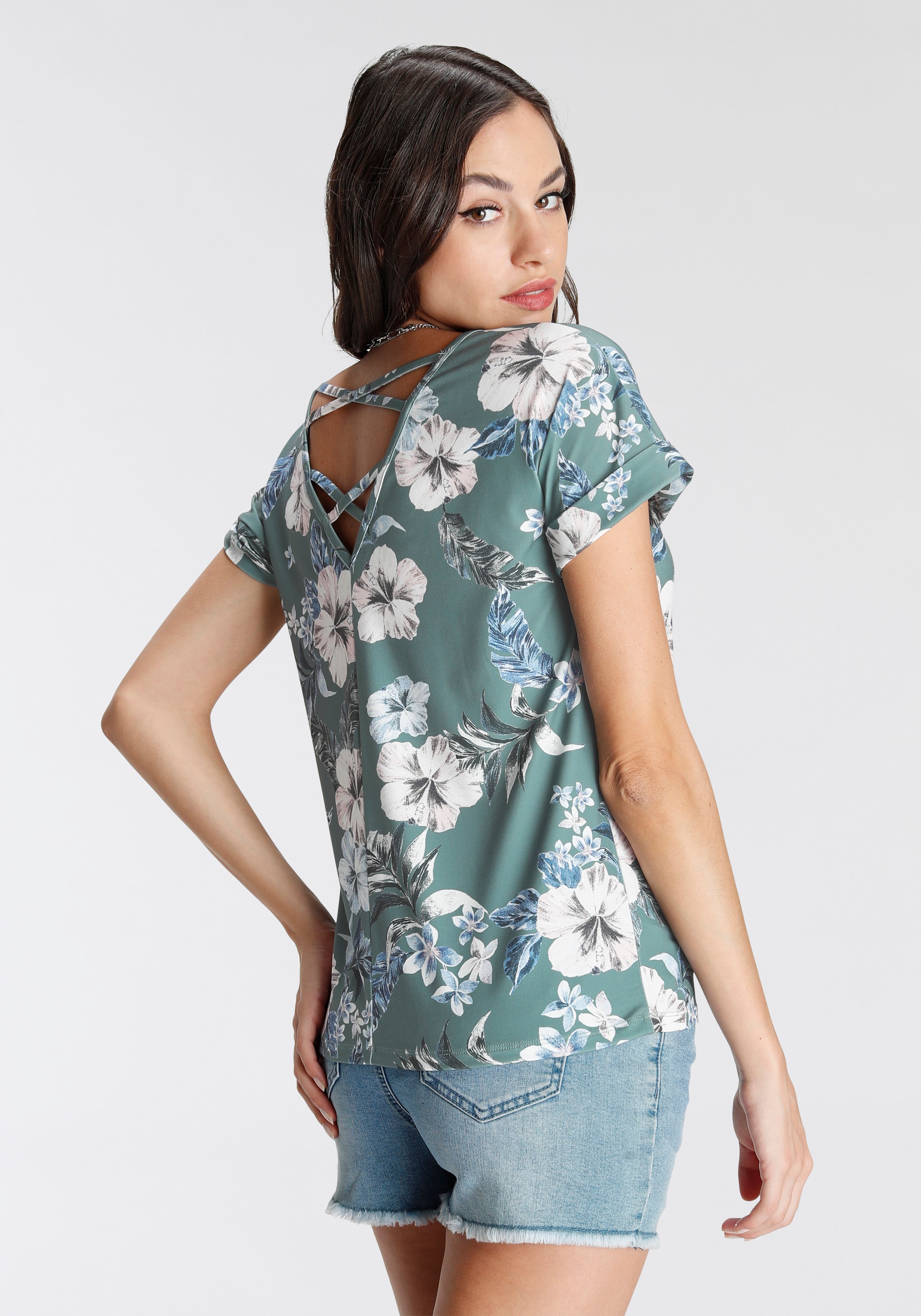 Melrose Oversize-Shirt, mit Schnürdetail im Rücken kaufen