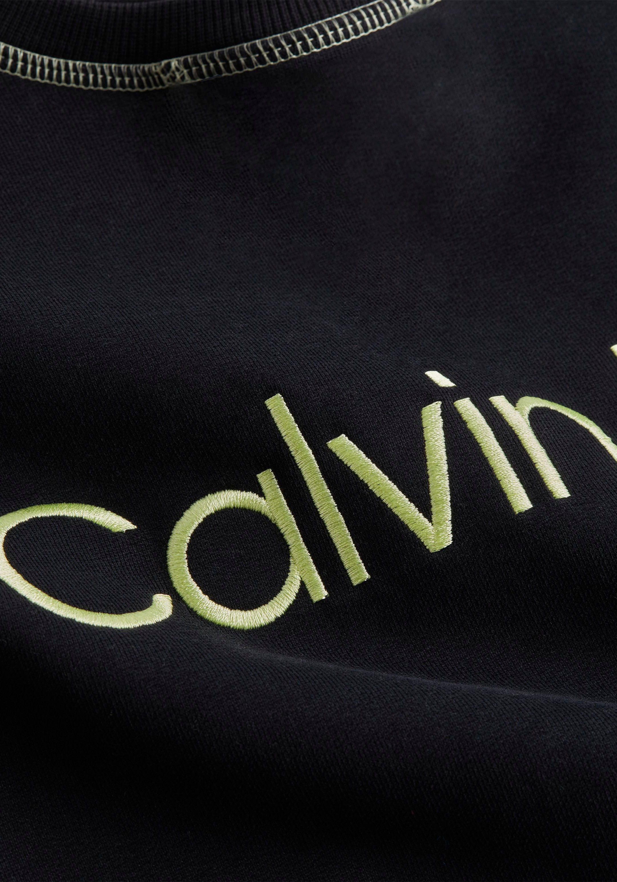 Calvin Klein bestellen I\'m »L/S walking mit | SWEATSHIRT«, Sweatshirt Logostickerei