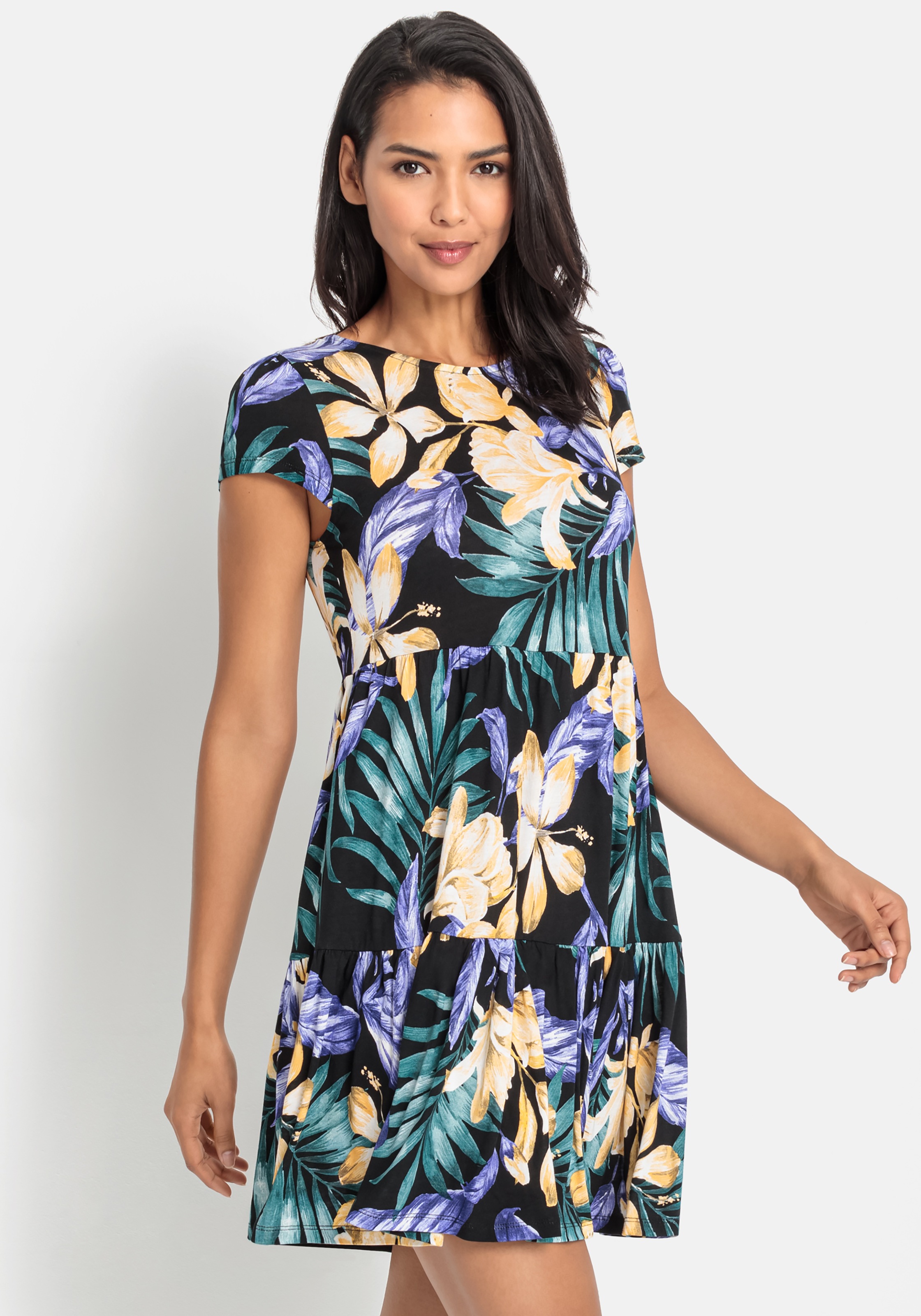 LASCANA Jerseykleid, mit Alloverdruck kaufen
