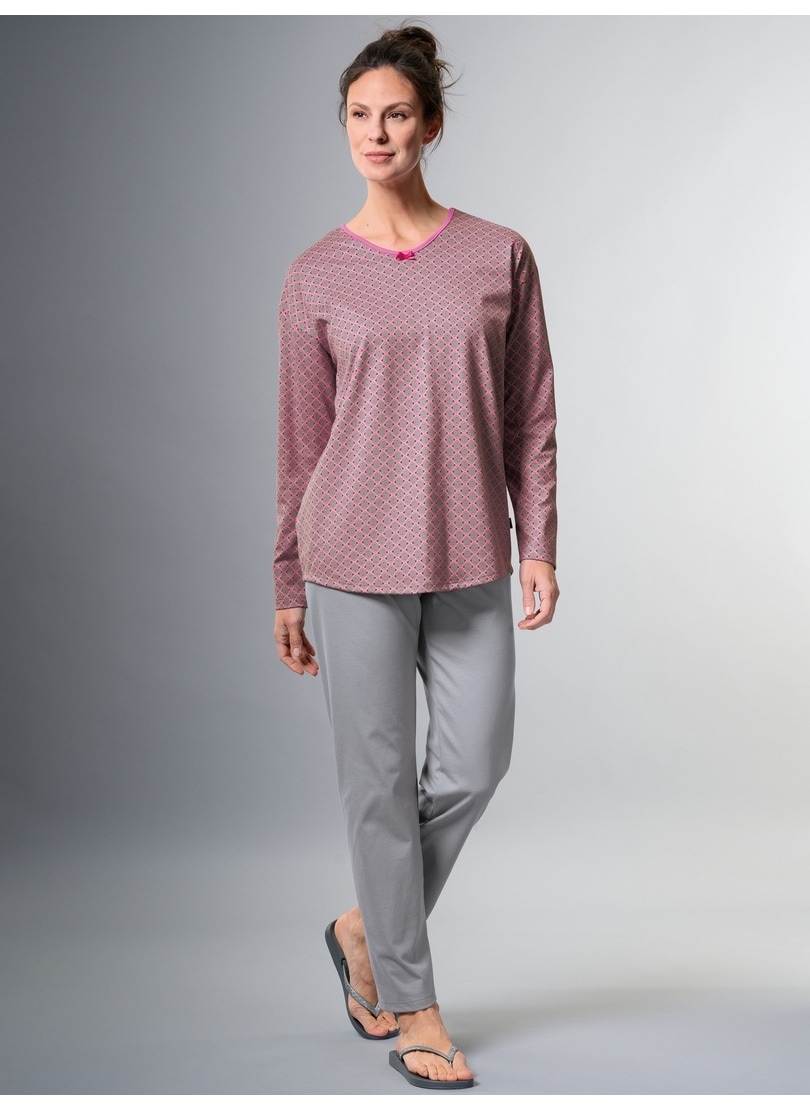 Trigema Schlafanzug »TRIGEMA Schlafanzug mit süßer Schleife« online kaufen  | I\'m walking