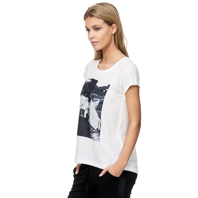 Decay T-Shirt, mit paillettenbesetztem Vintage-Print online | I\'m walking