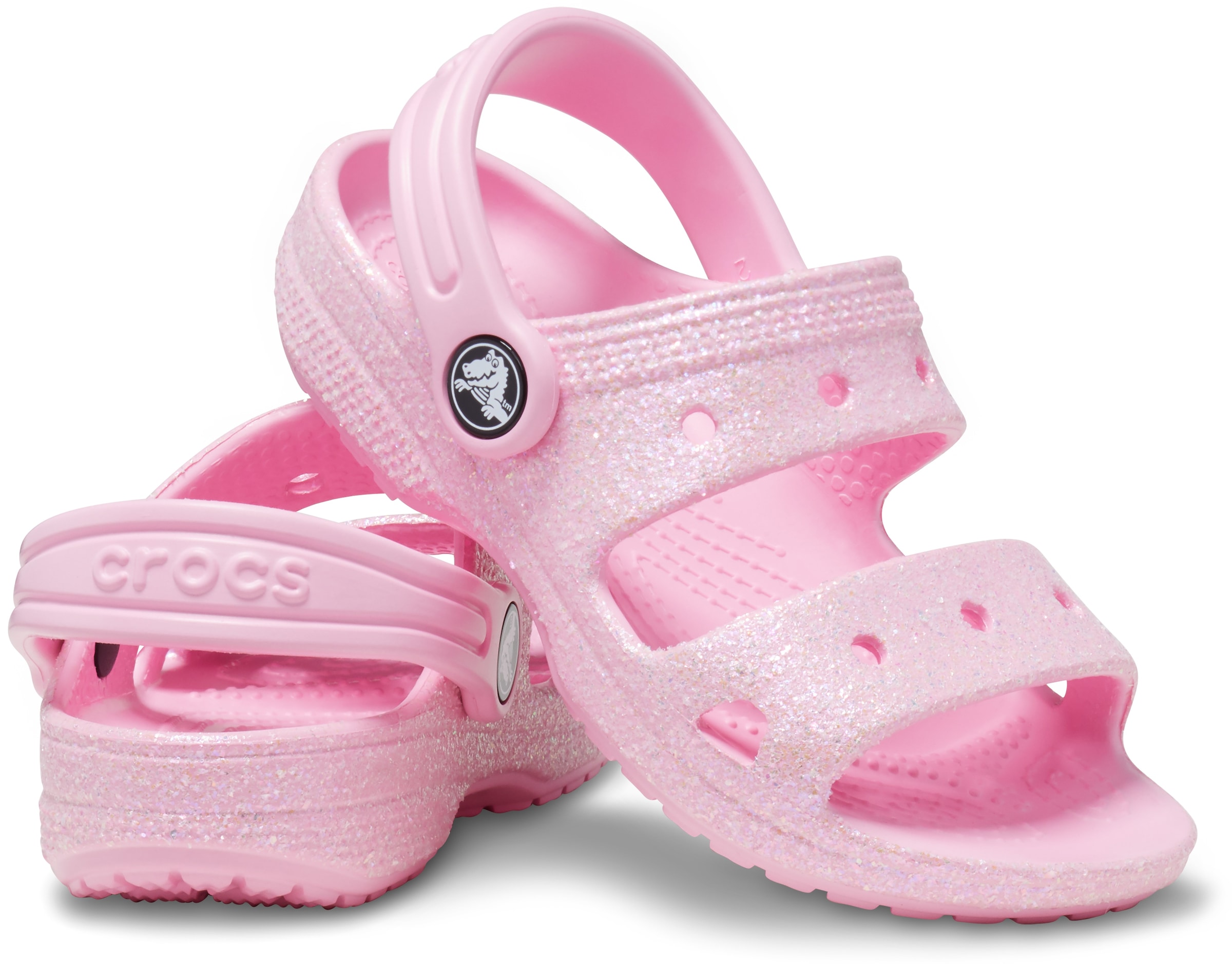 Badesandale walking I\'m | bei T«, mit Crocs Kinder allover »Classic Glitter aktuell Crocs Glitzer Sandal für