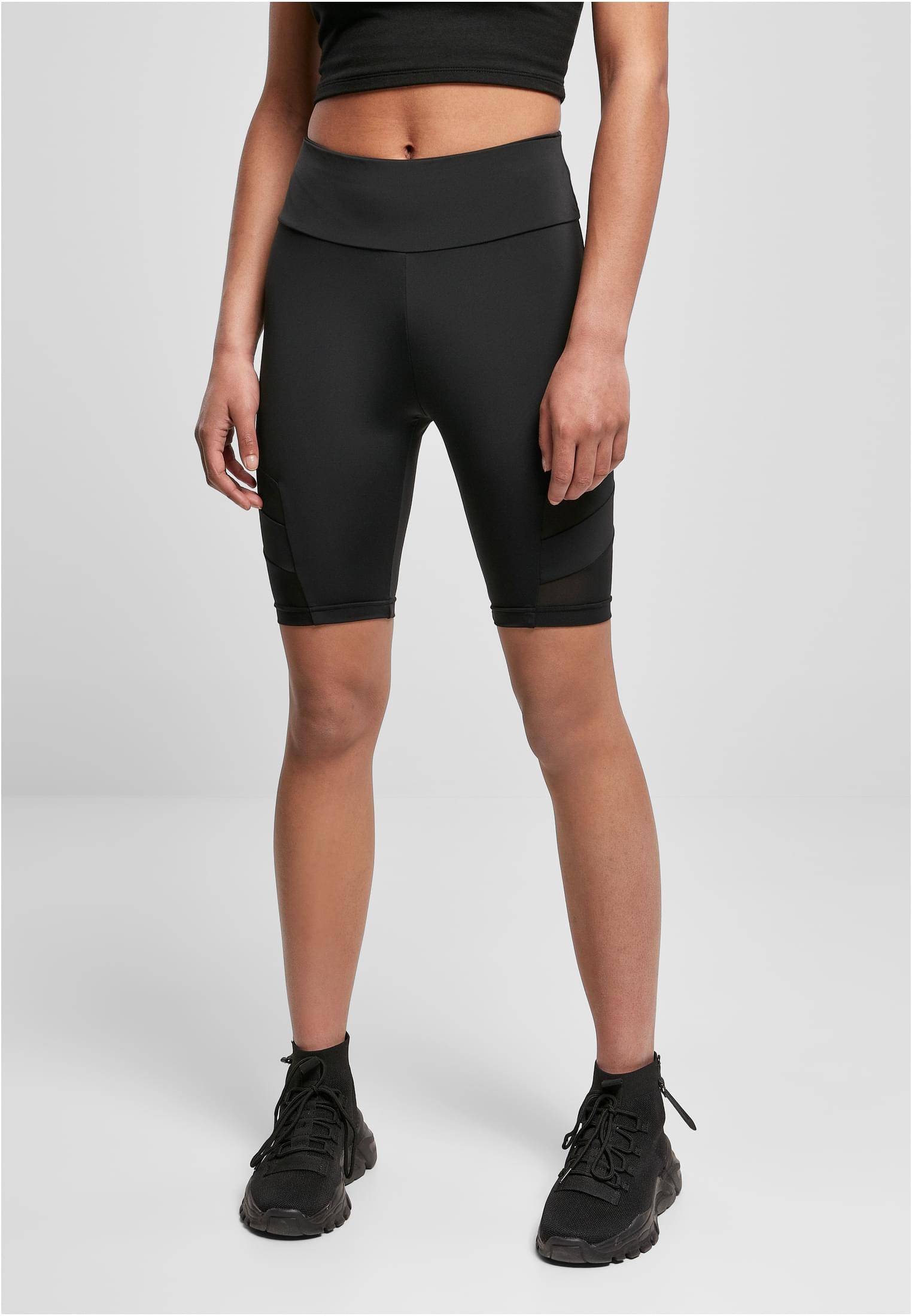 URBAN CLASSICS Stoffhose »Damen Ladies High Waist Tech Mesh Cycle Shorts«, (1  tlg.) online kaufen | I'm walking
