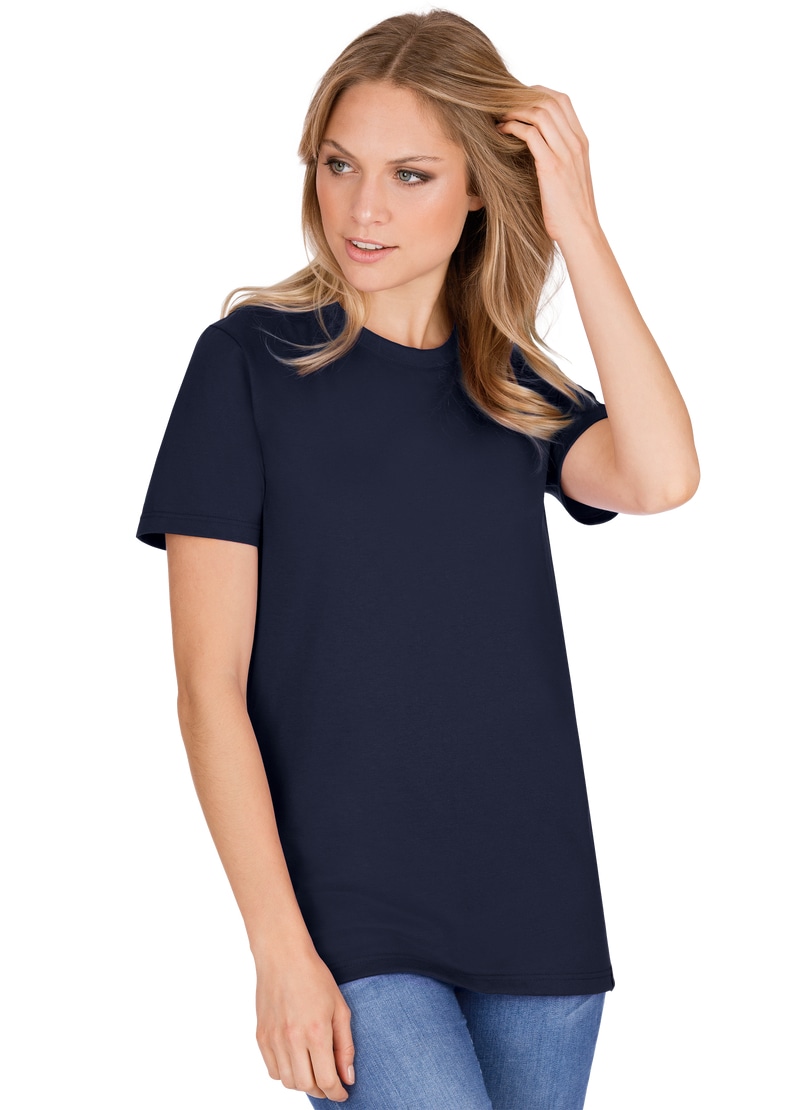 Trigema T-Shirt »TRIGEMA aus Slim DELUXE Baumwolle« T-Shirt Fit shoppen