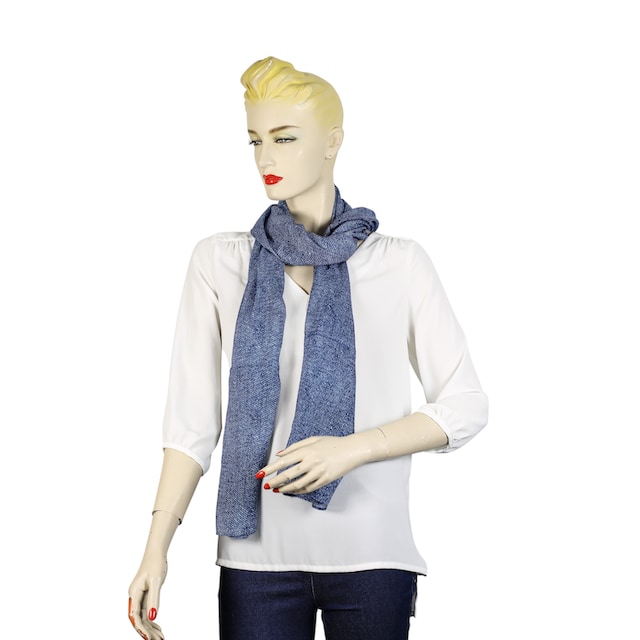 I\'m Modeschal | im walking softem »Jeans«, COLLEZIONE bedruckt (1 ALESSANDRO Jeanslook Naturstoff kaufen online aus St.),