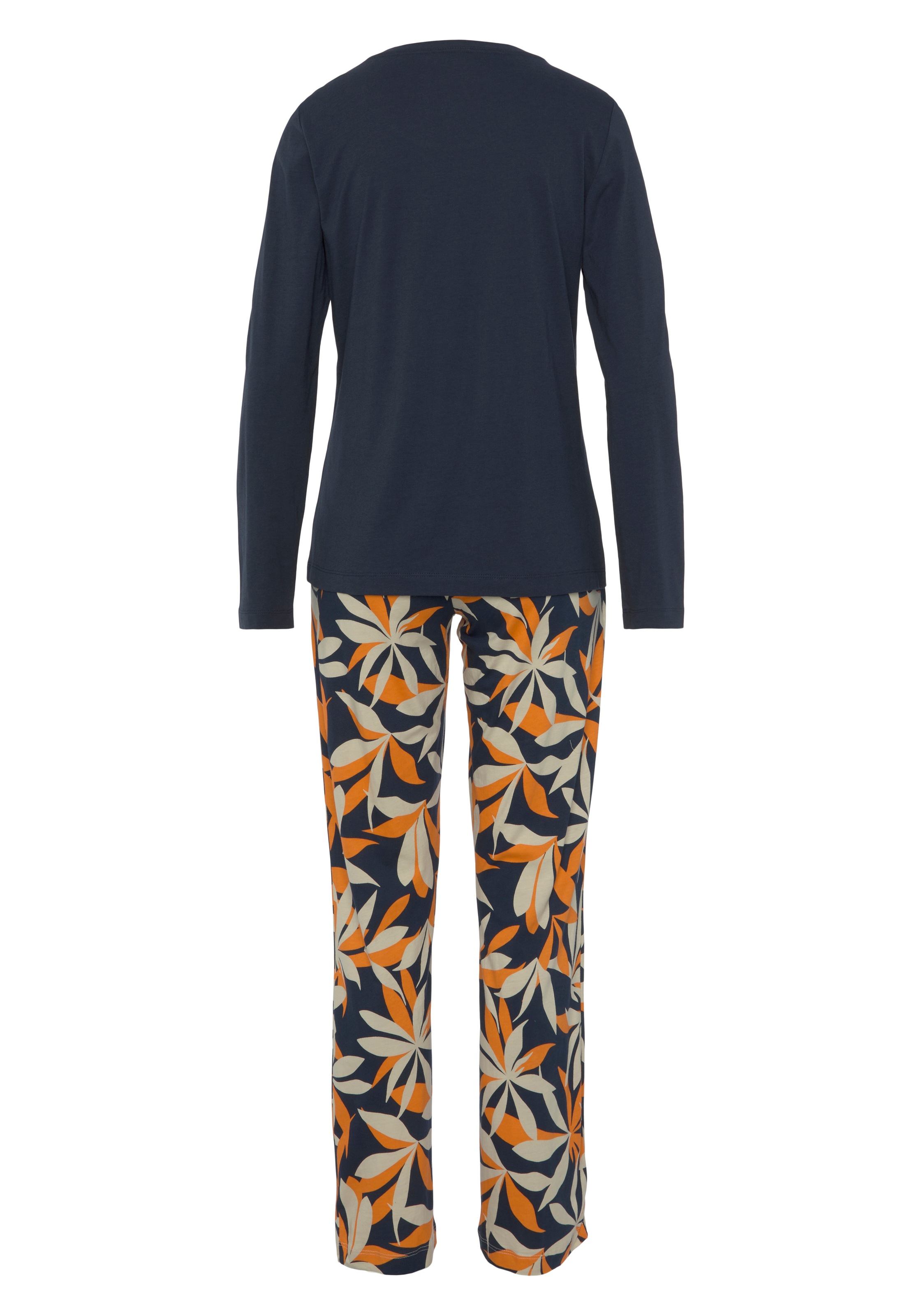 s.Oliver Pyjama, (2 walking kaufen online I\'m tlg.), Blätterdruck buntem mit 