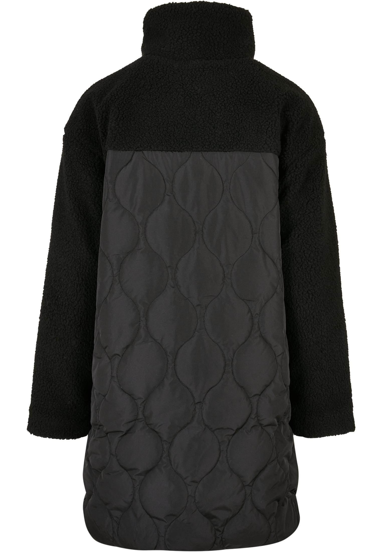 URBAN »Damen CLASSICS Quilted Kapuze ohne St.), Winterjacke Oversized (1 online Ladies Coat«, Sherpa