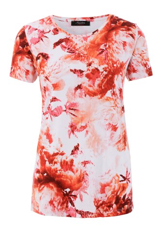 Aniston CASUAL T-Shirt, mit farbharmonischem, großflächigem Blütendruck kaufen