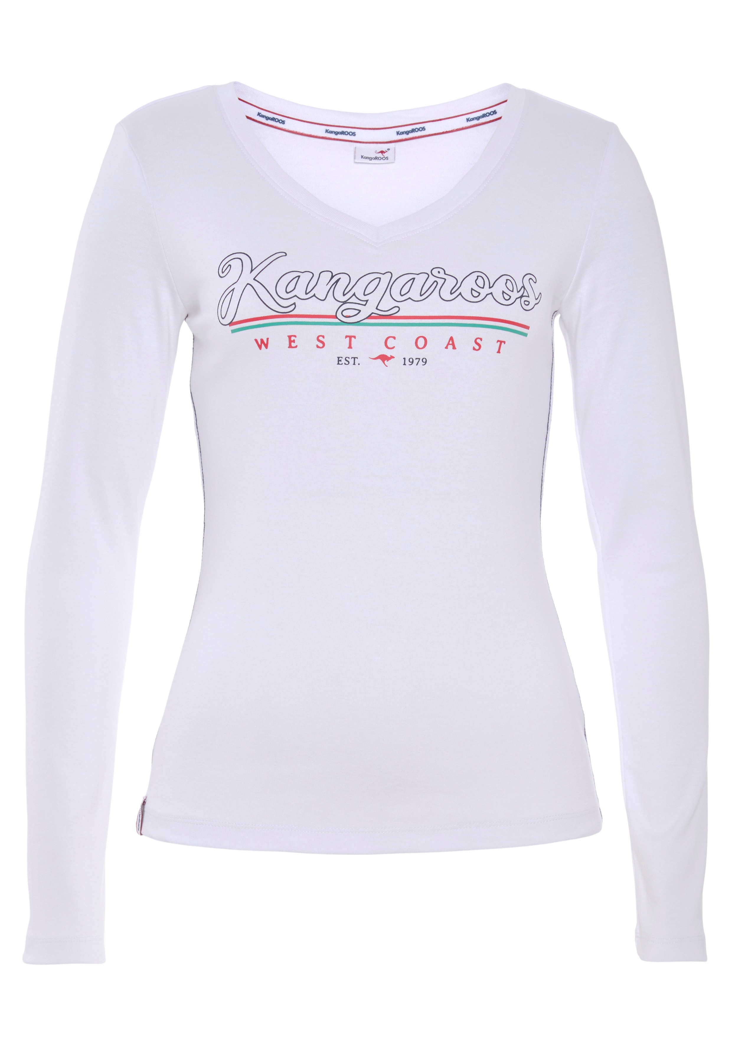 kangaroos -  American-Shirt, mit coolem Logodruck - NEUE KOLLEKTION