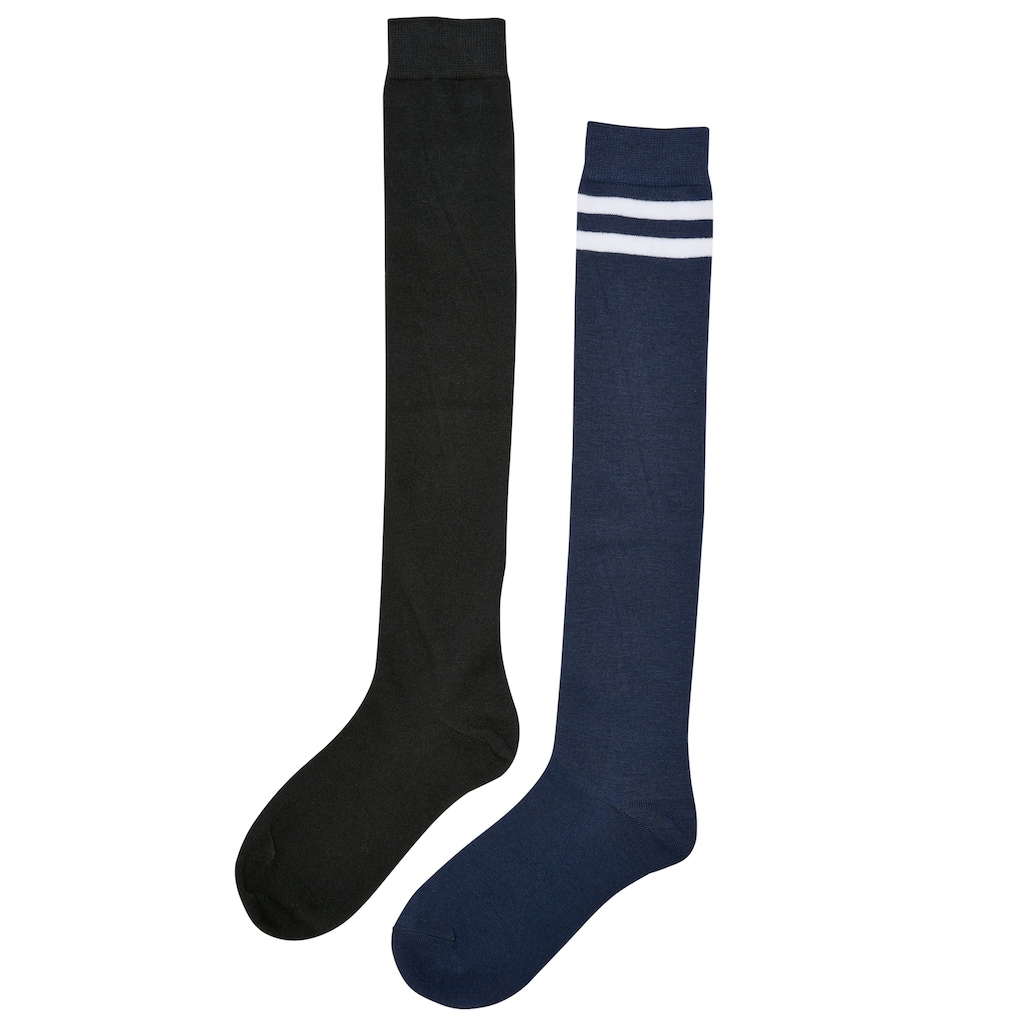 URBAN CLASSICS Freizeitsocken Accessoires Ladies College Socks 2-Pack (1 Paar) URBAN CLASSICS Freizeitsocken Accessoires Ladies College Socks 2-Pack (1 Paar)