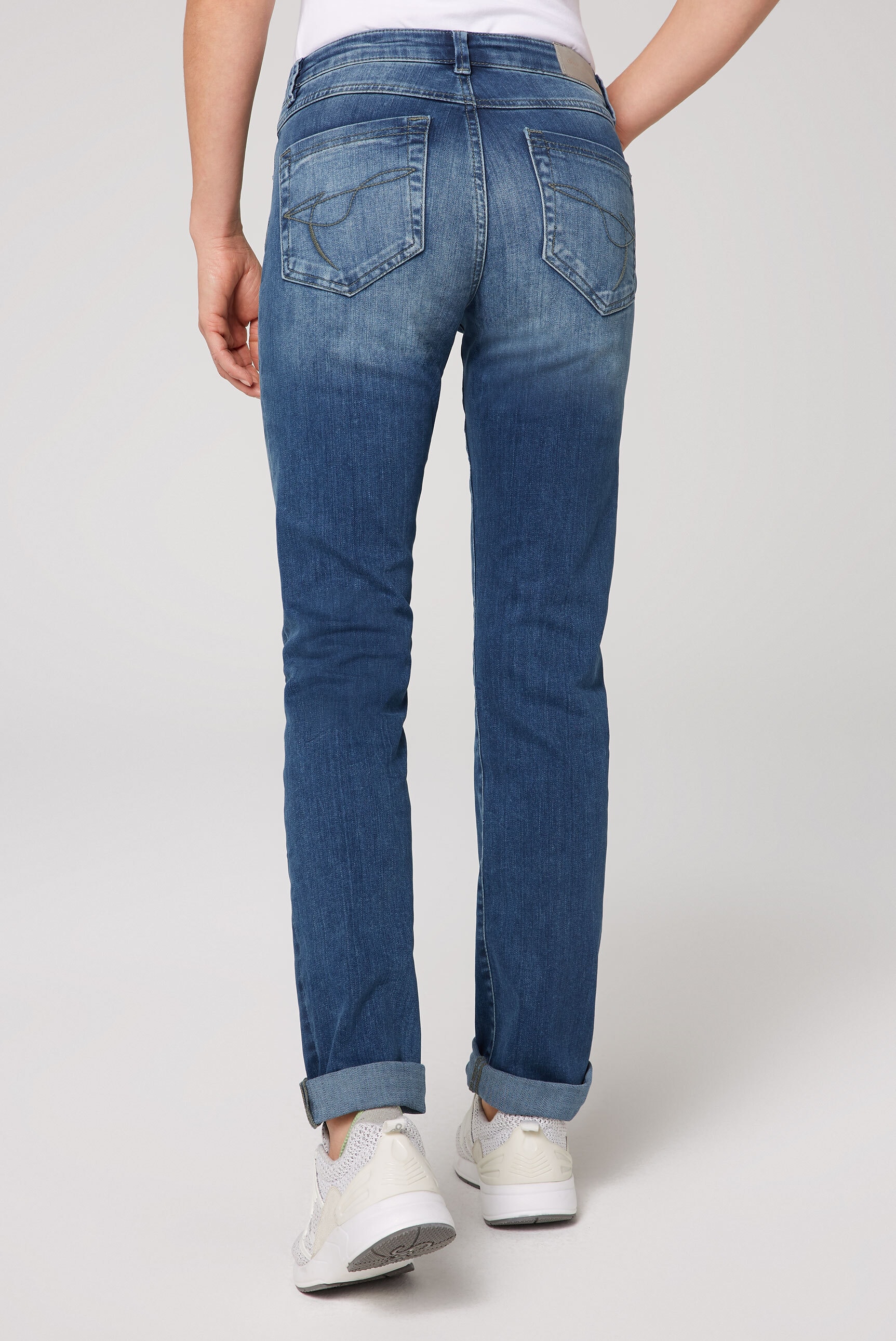 kaufen Regular-fit-Jeans, mit SOCCX normaler Leibhöhe