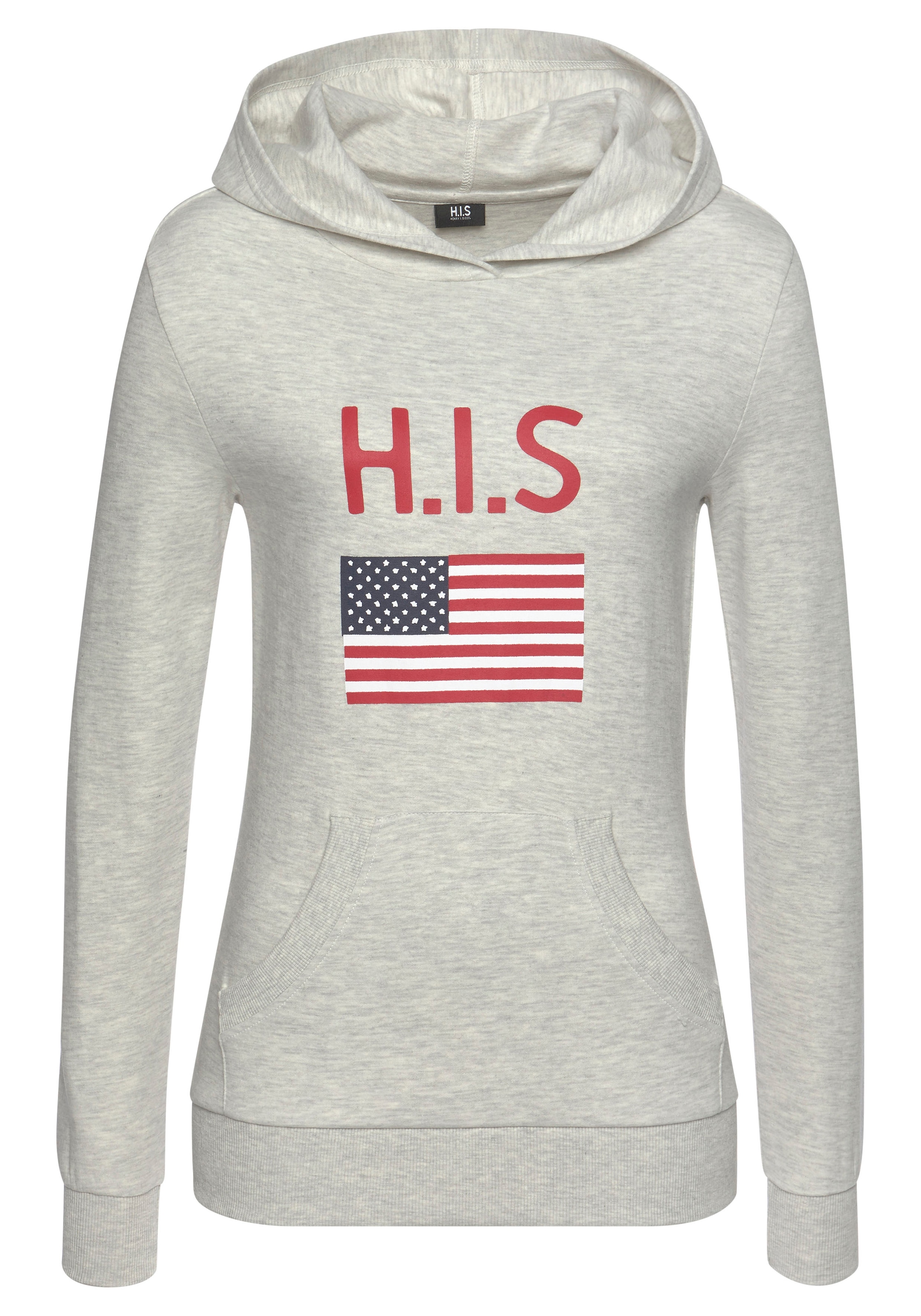 und H.I.S Kapuzensweatshirt, kaufen mit Loungeanzug, Logodruck Hoodie Kängurutasche,