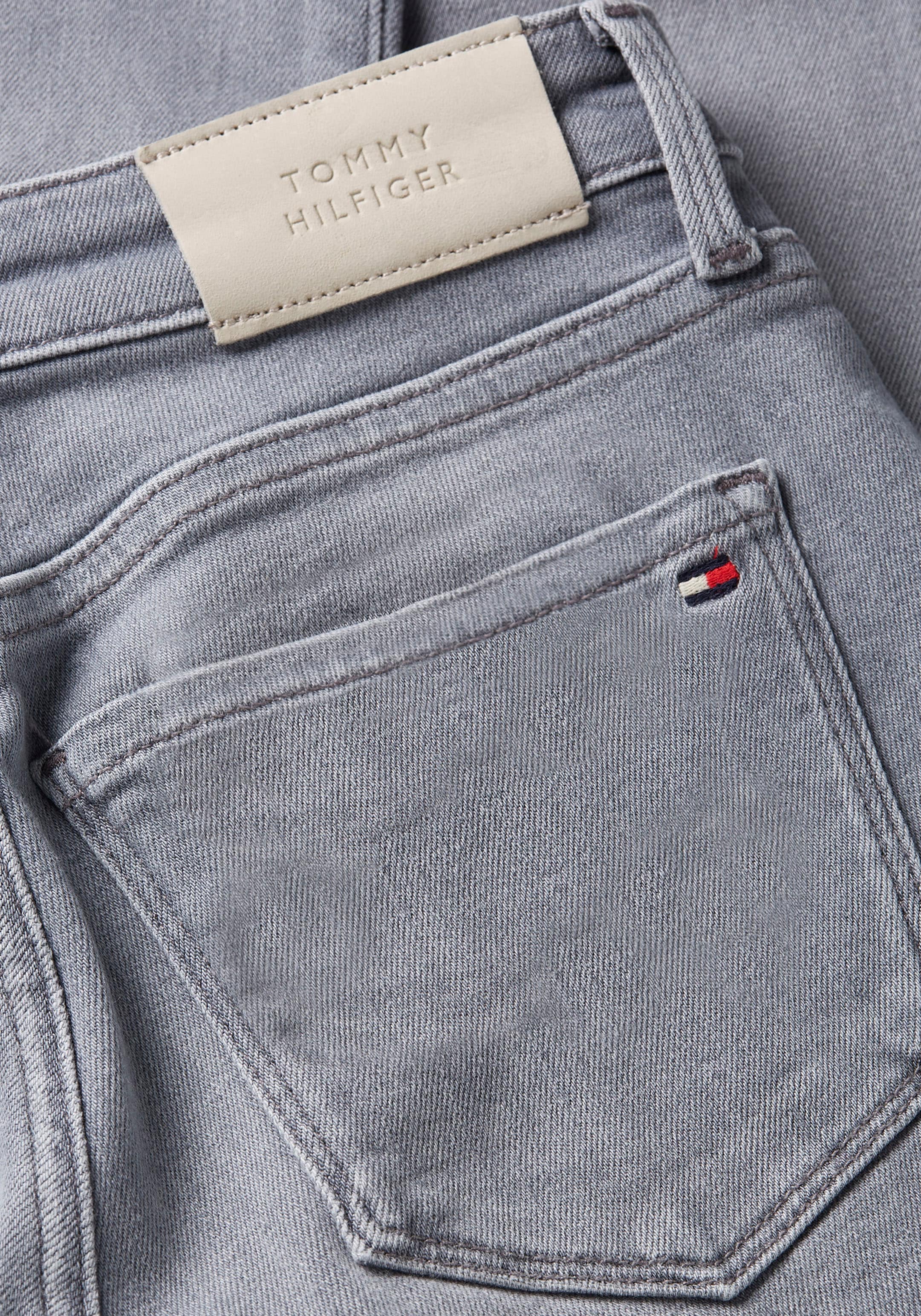 Tommy Hilfiger FLEX Hilfiger RW Brand-Features Tommy vielen COMO IZZU«, mit SKINNY Skinny-fit-Jeans »TH kaufen