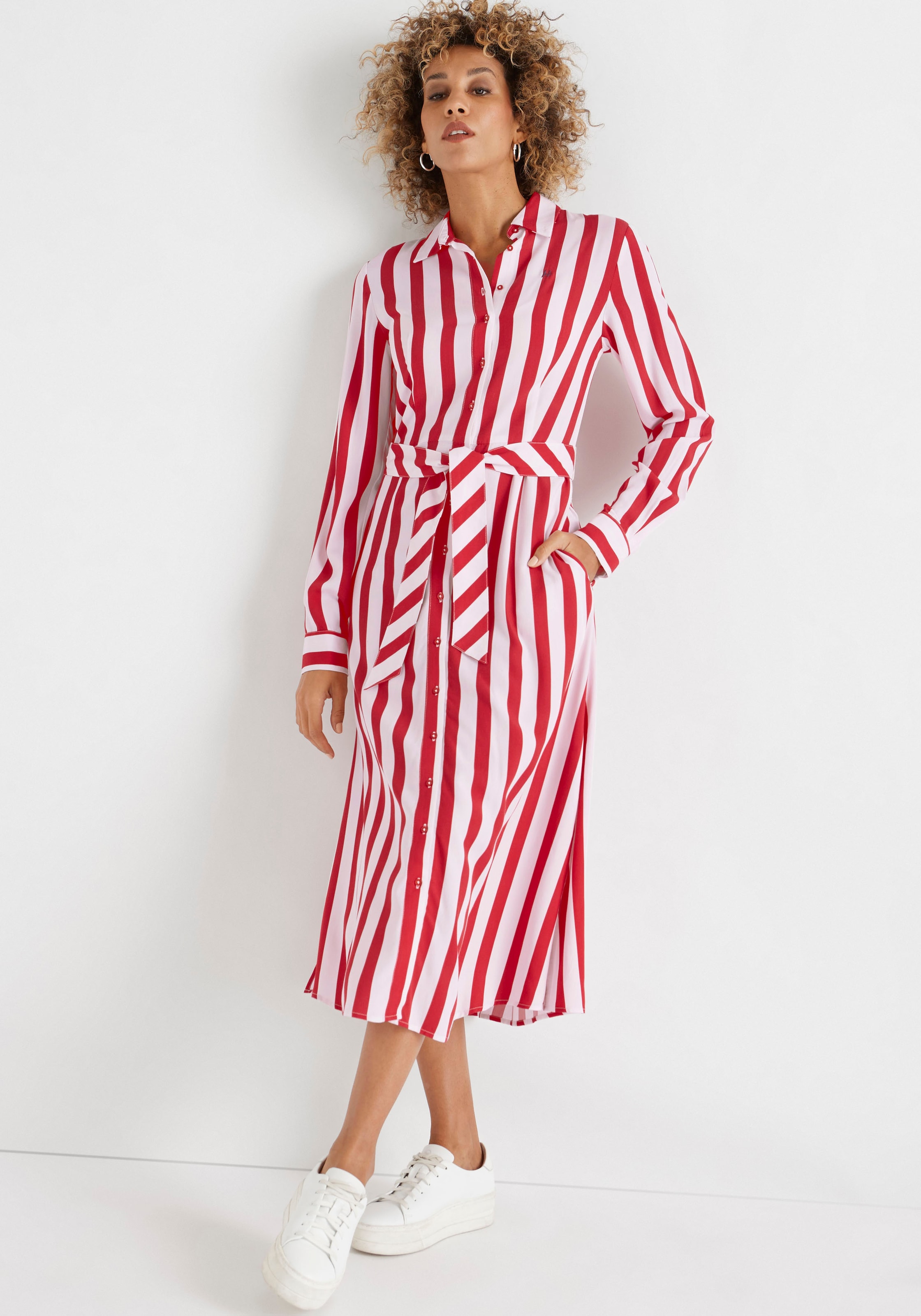 HECHTER PARIS Midikleid, mit Streifen - NEUE KOLLEKTION kaufen