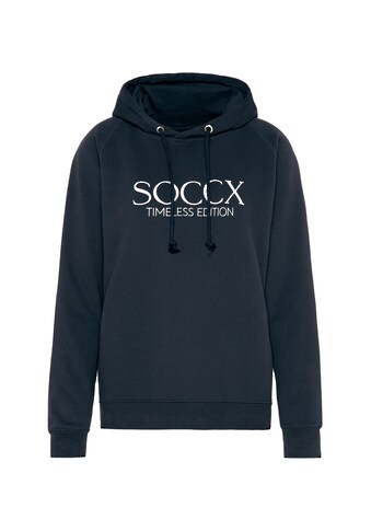 SOCCX Kapuzensweatshirt, mit Seitenschlitze kaufen