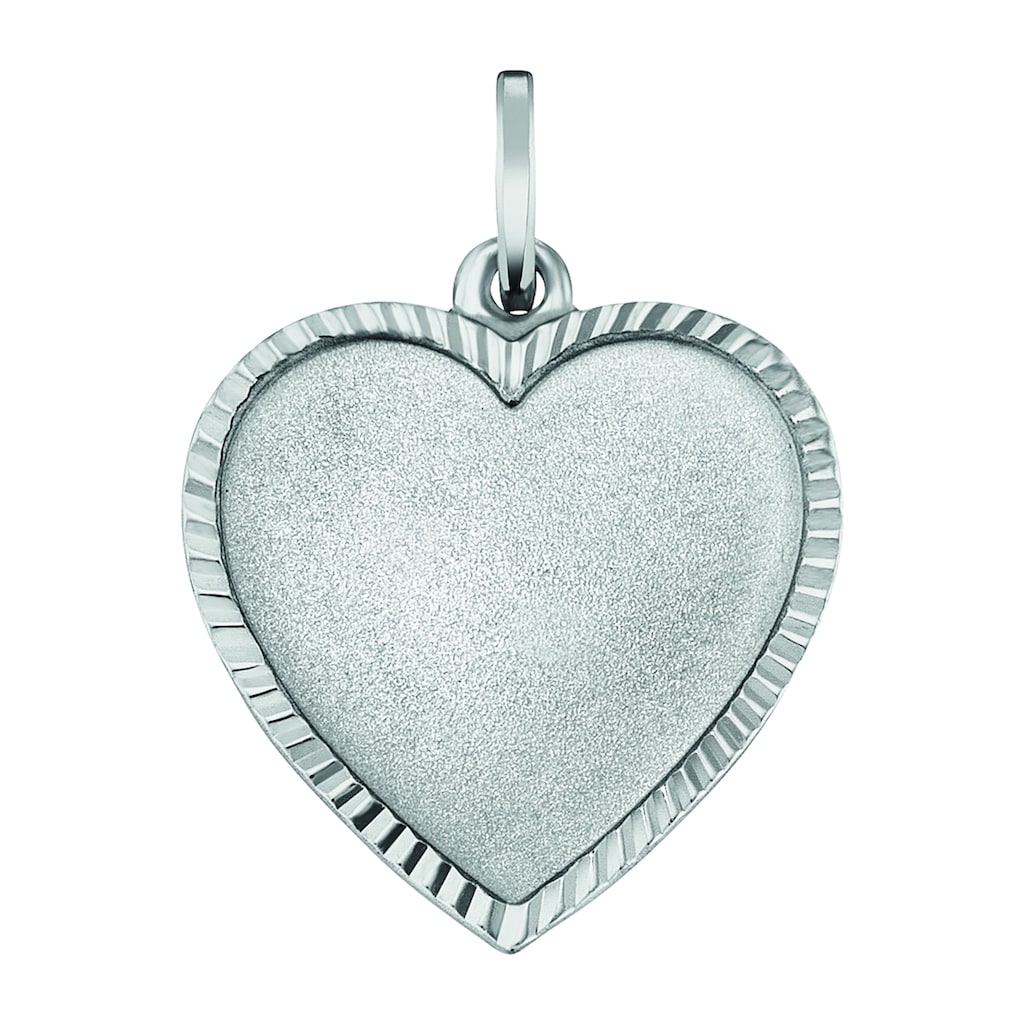 ONE ELEMENT Kette mit Anhänger Herz Herz Anhänger aus 925 Silber Schmuckset - Set mit verstellbarer Halskette