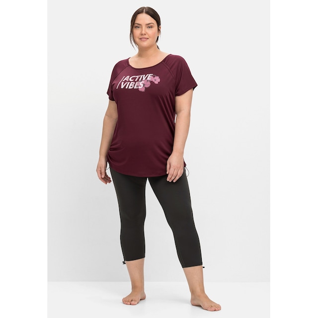 Sheego T-Shirt »Große Größen«, mit raffiniertem Rückenteil, atmungsaktiv  online