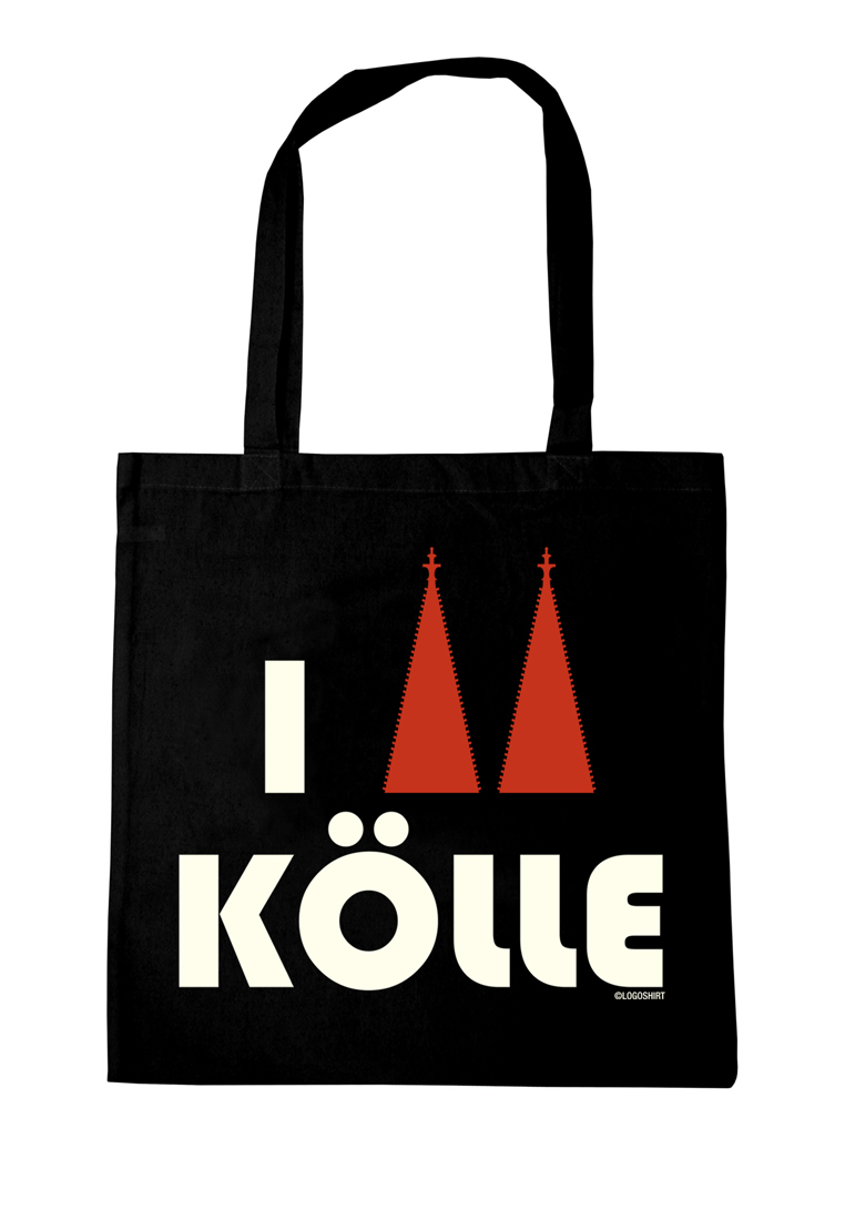 Umhängetasche »Köln Logo«, mit I Love Kölle-Print