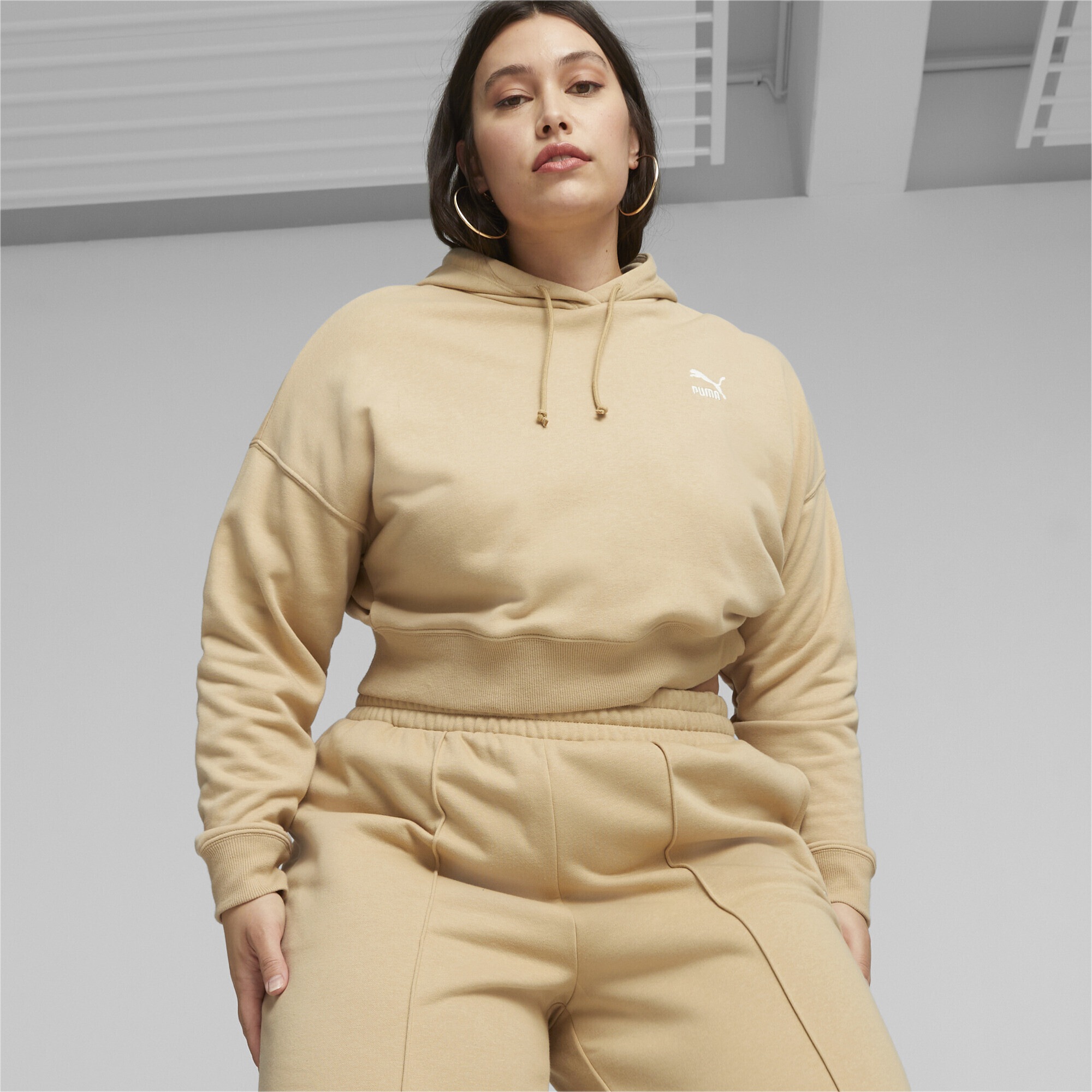 Sweatshirt PUMA Cropped | shoppen Hoodie walking Damen« I\'m »Classics