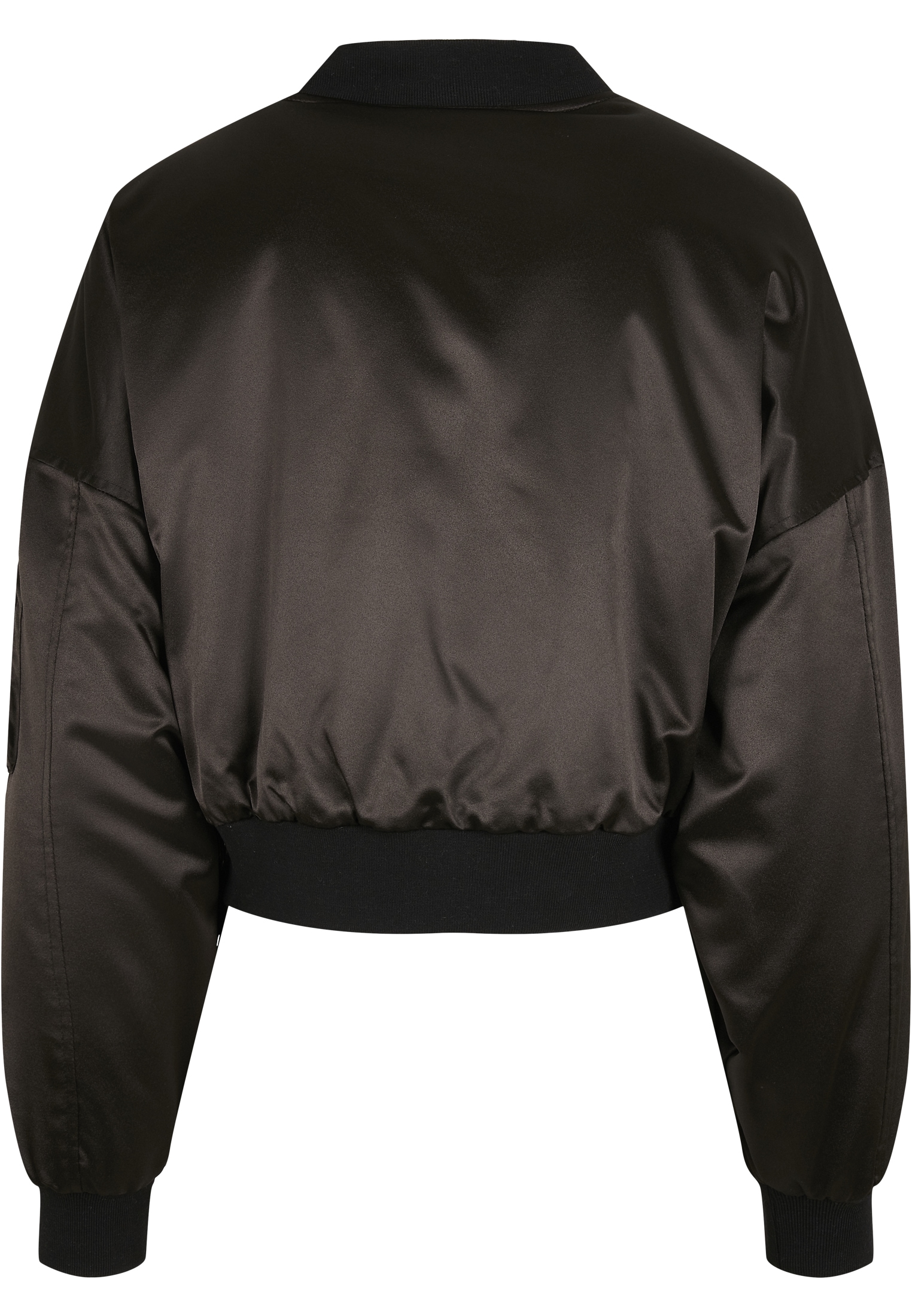 URBAN CLASSICS Bomberjacke »Damen Oversized Kapuze Ladies Short ohne Bomber (1 Satin Jacket«, online St.)