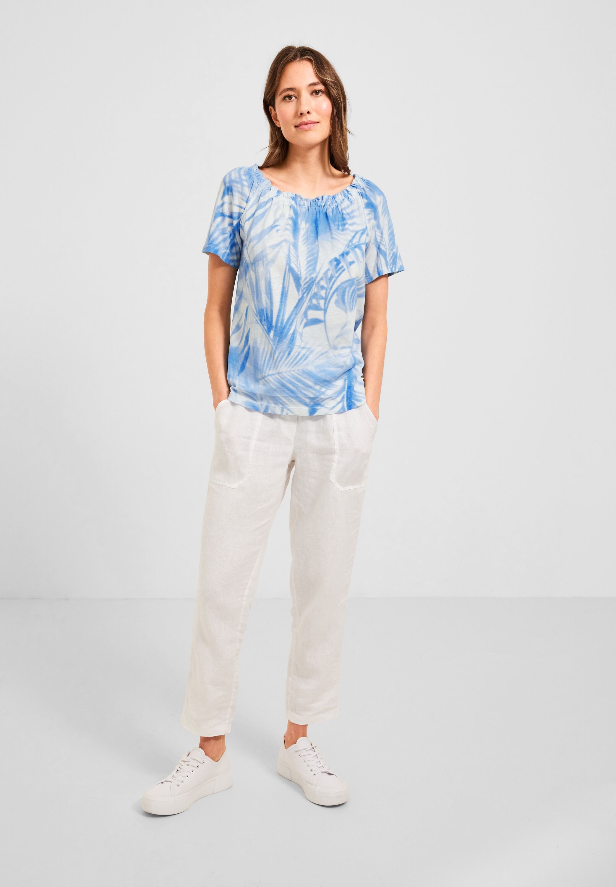 Cecil T-Shirt, aus softem Materialmix | bestellen walking I\'m