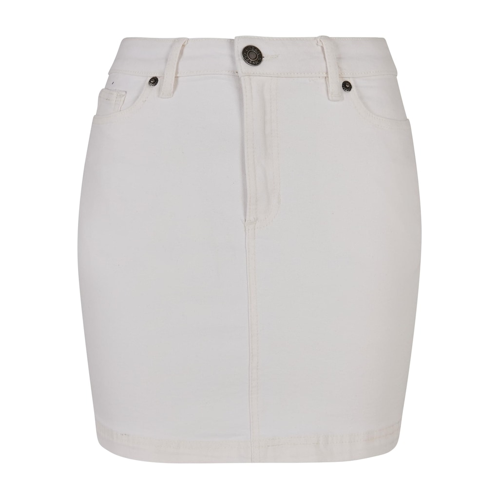 URBAN CLASSICS Jerseyrock Damen Ladies Organic Stretch Denim Mini Skirt (1 tlg.)