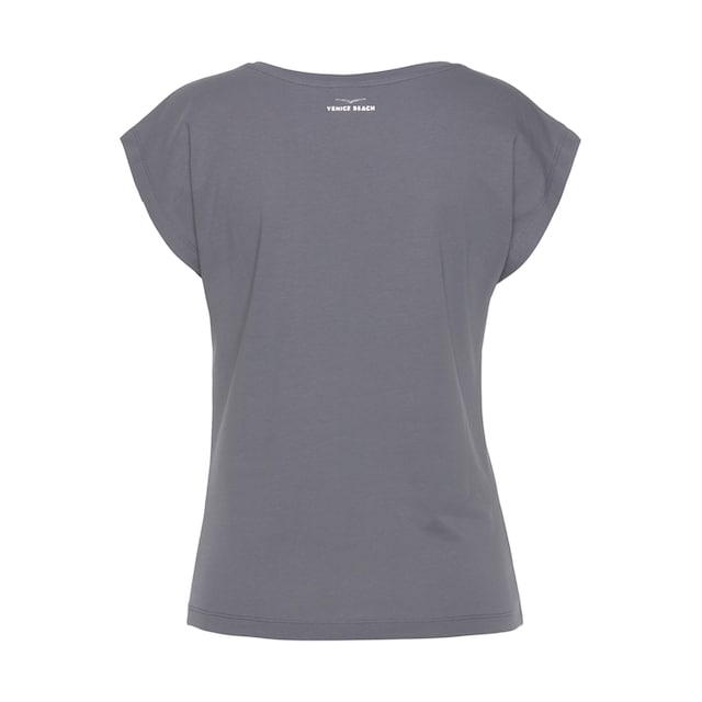 T-Shirt shoppen vorne, aus Venice Kurzarmshirt, | Basic walking I\'m Baumwolle, Logoprint mit Beach sportlich-casual,