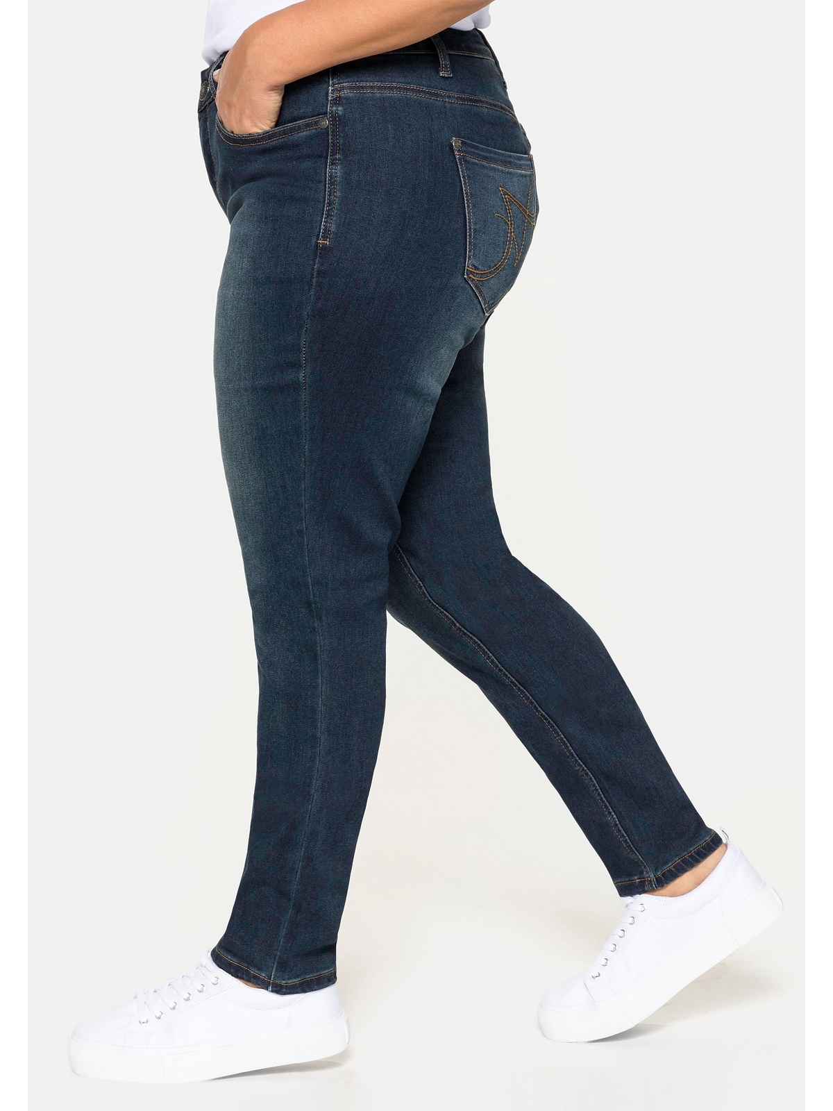 Sheego Stretch-Jeans »Große Größen«, Super elastisches  Power-Stretch-Material kaufen | I\'m walking