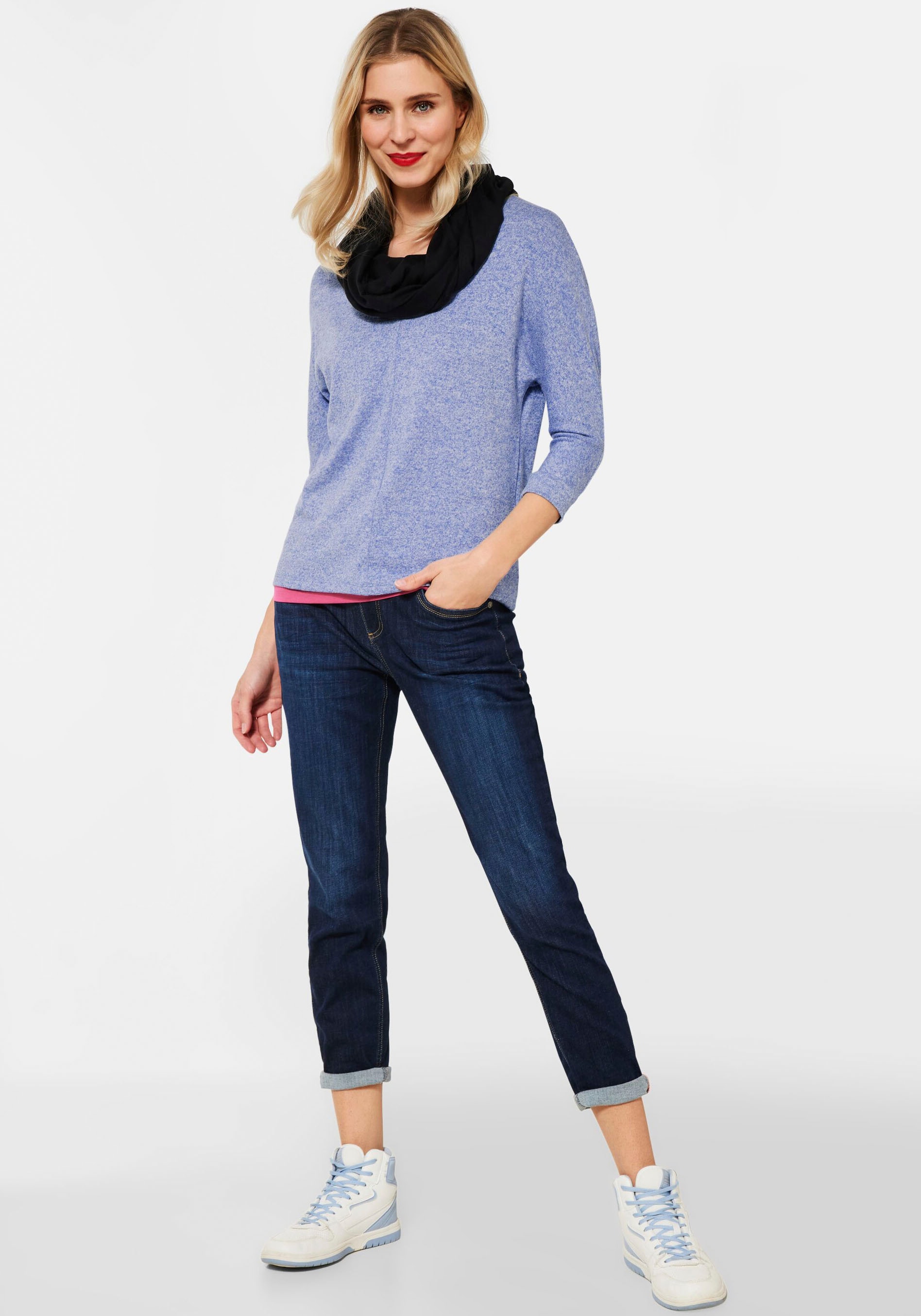 STREET ONE V-Shirt | in walking Melange-Optik online I\'m »Style Ellen«