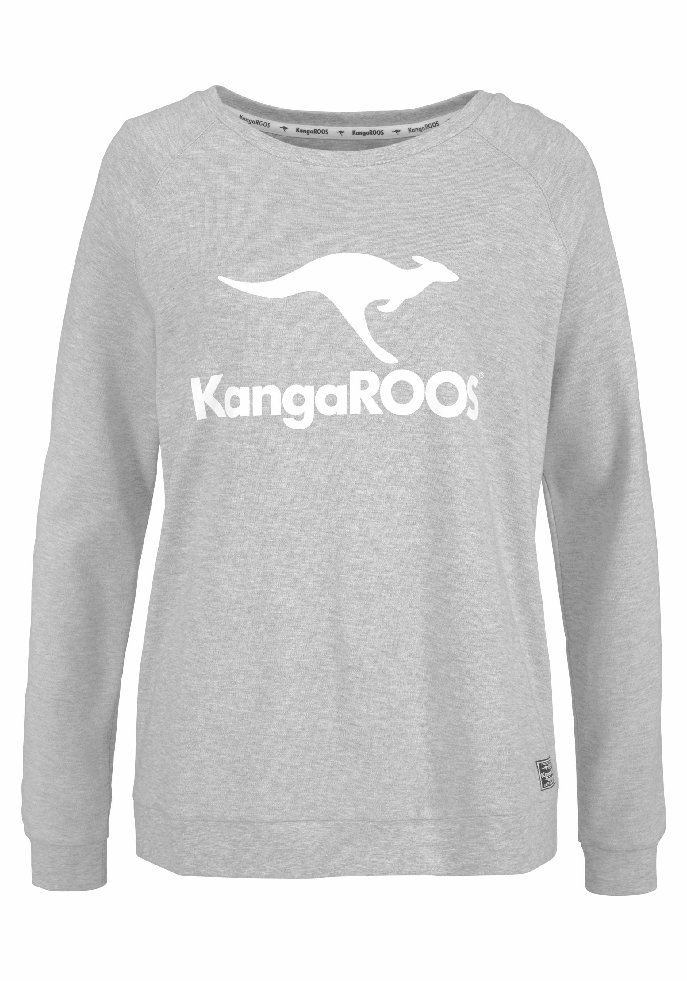 vorne KangaROOS großem Sweater, online mit Label-Print