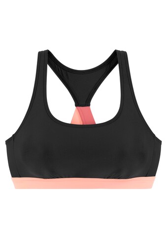 LASCANA ACTIVE Bustier-Bikini-Top »Janni«, mit kontrastfarbenen Details kaufen