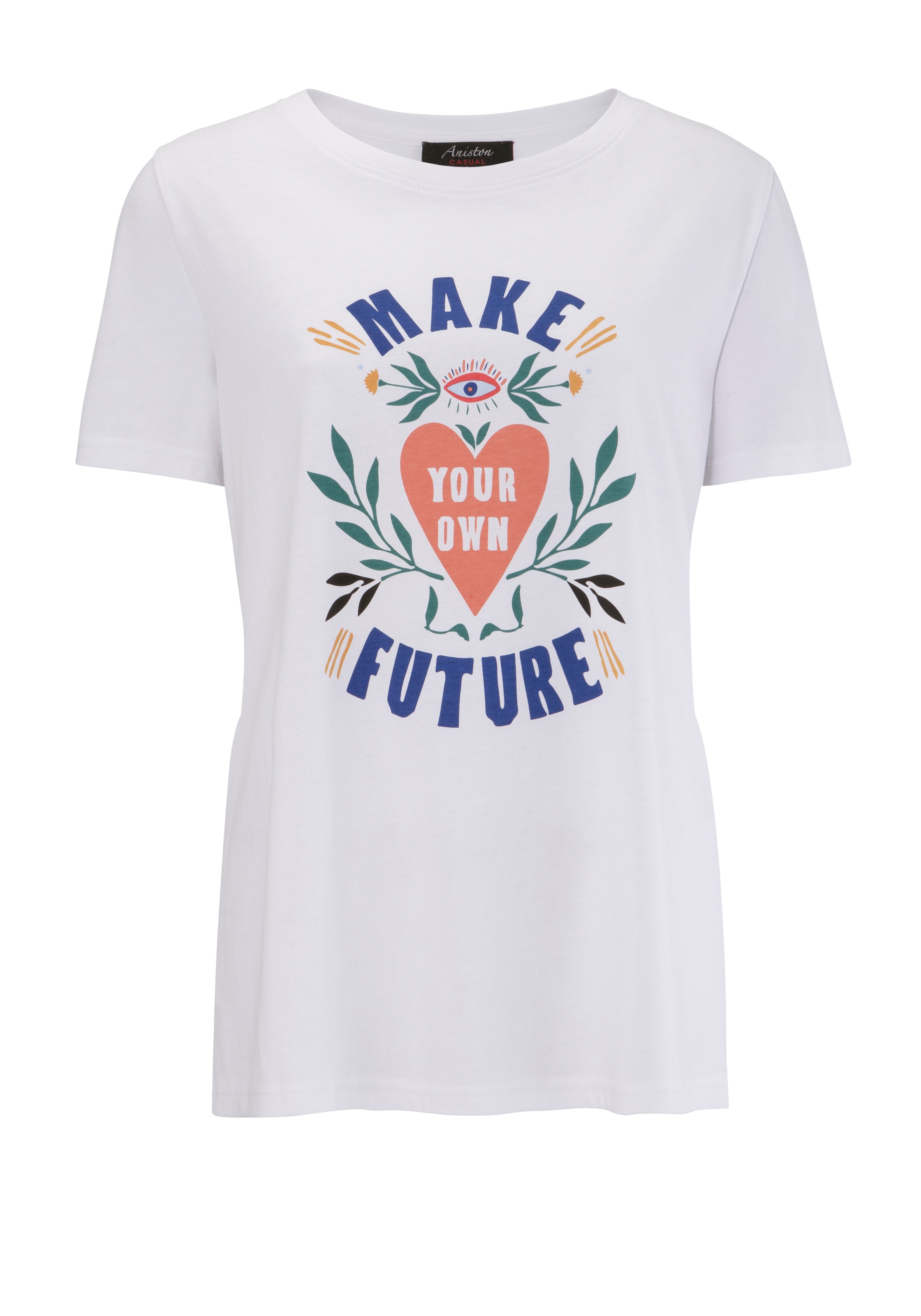 Aniston CASUAL T-Shirt, mit ausdrucksstarkem Frontprint und Statement-Schriftzug kaufen