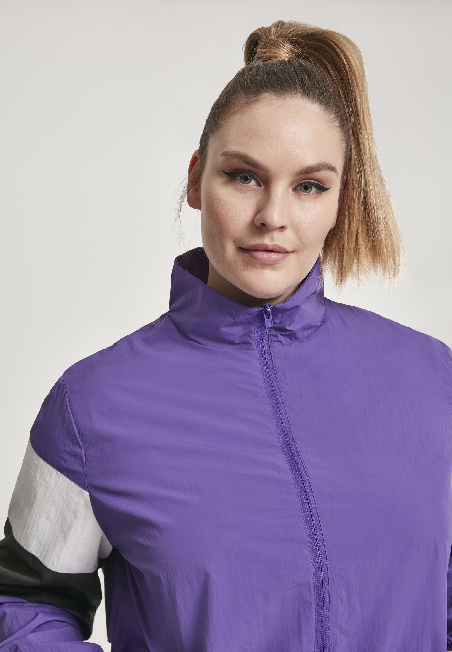 3-Tone Ladies Jacket«, Track walking | kaufen online CLASSICS Outdoorjacke »Damen Crinkle (1 St.) I\'m URBAN